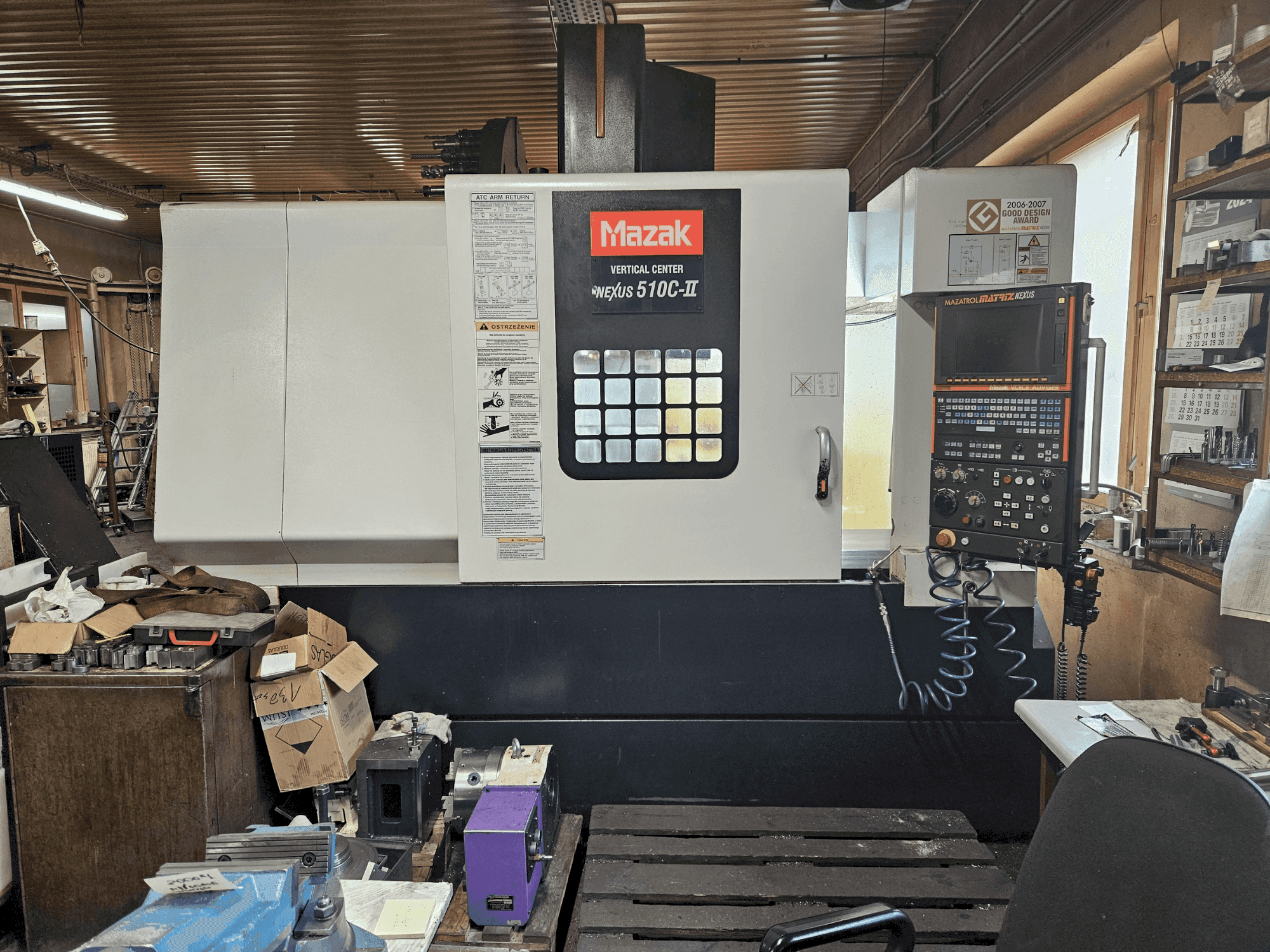 Masina Mazak NEXUS VCN 510C-II   eestvaade