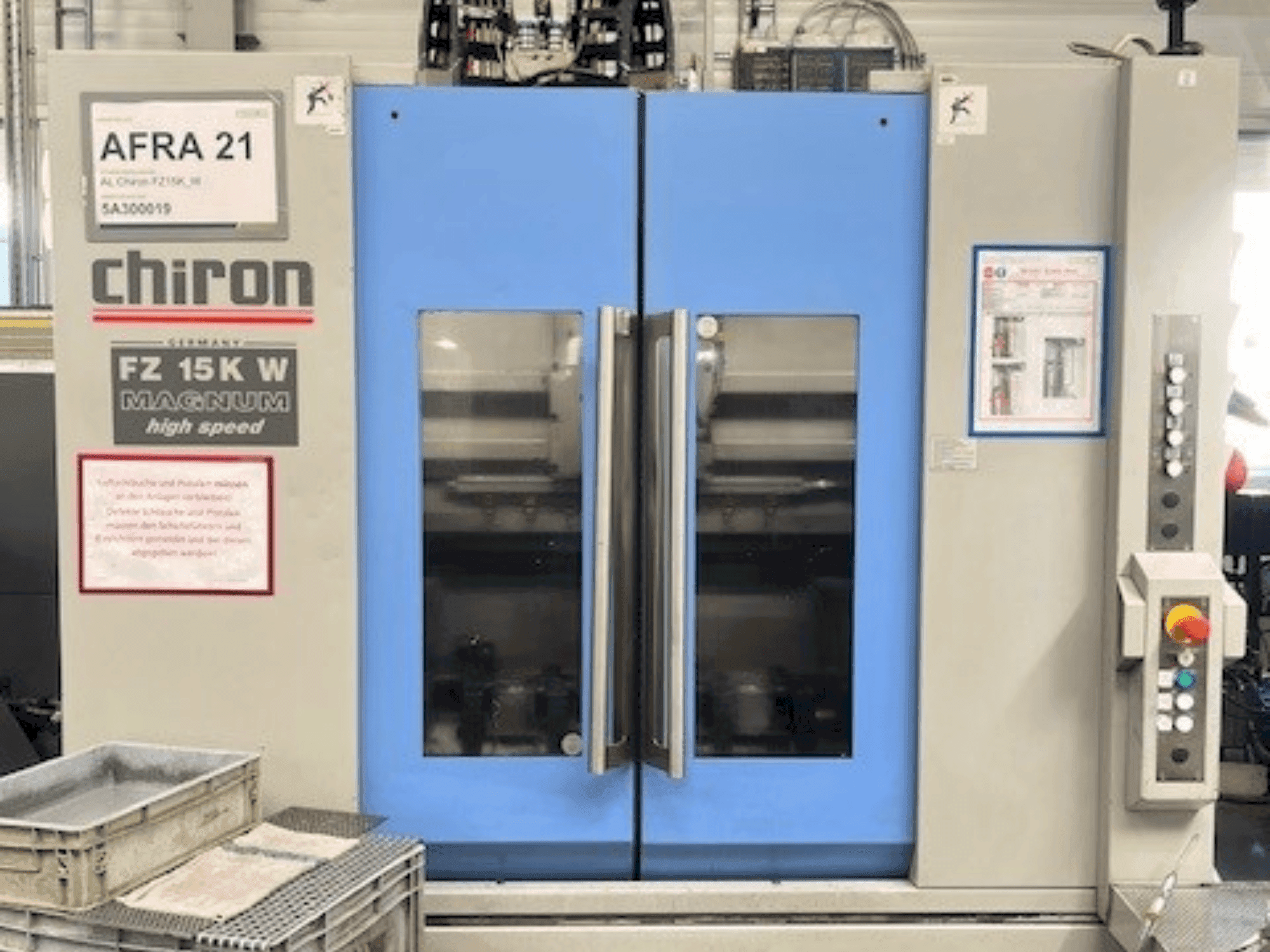 Masina CHIRON FZ 15 KWM HS   eestvaade