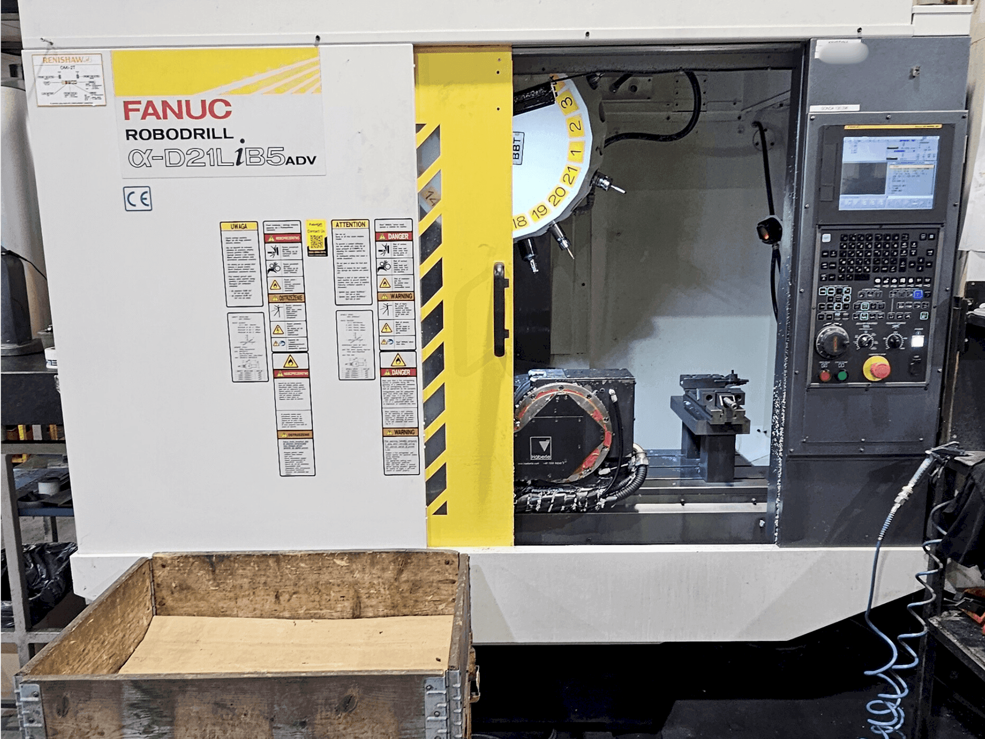 Masina FANUC Robodrill α-D21L iB 5 ADV   eestvaade