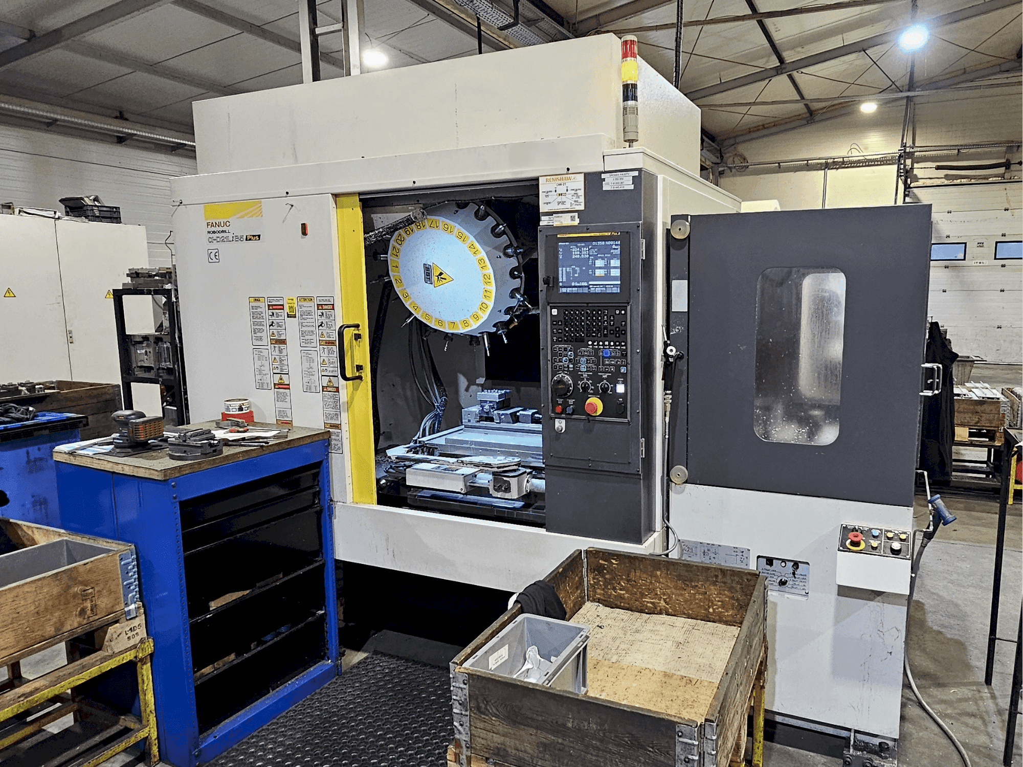 Masina FANUC Robodrill α-D21L iB 5 Plus   eestvaade