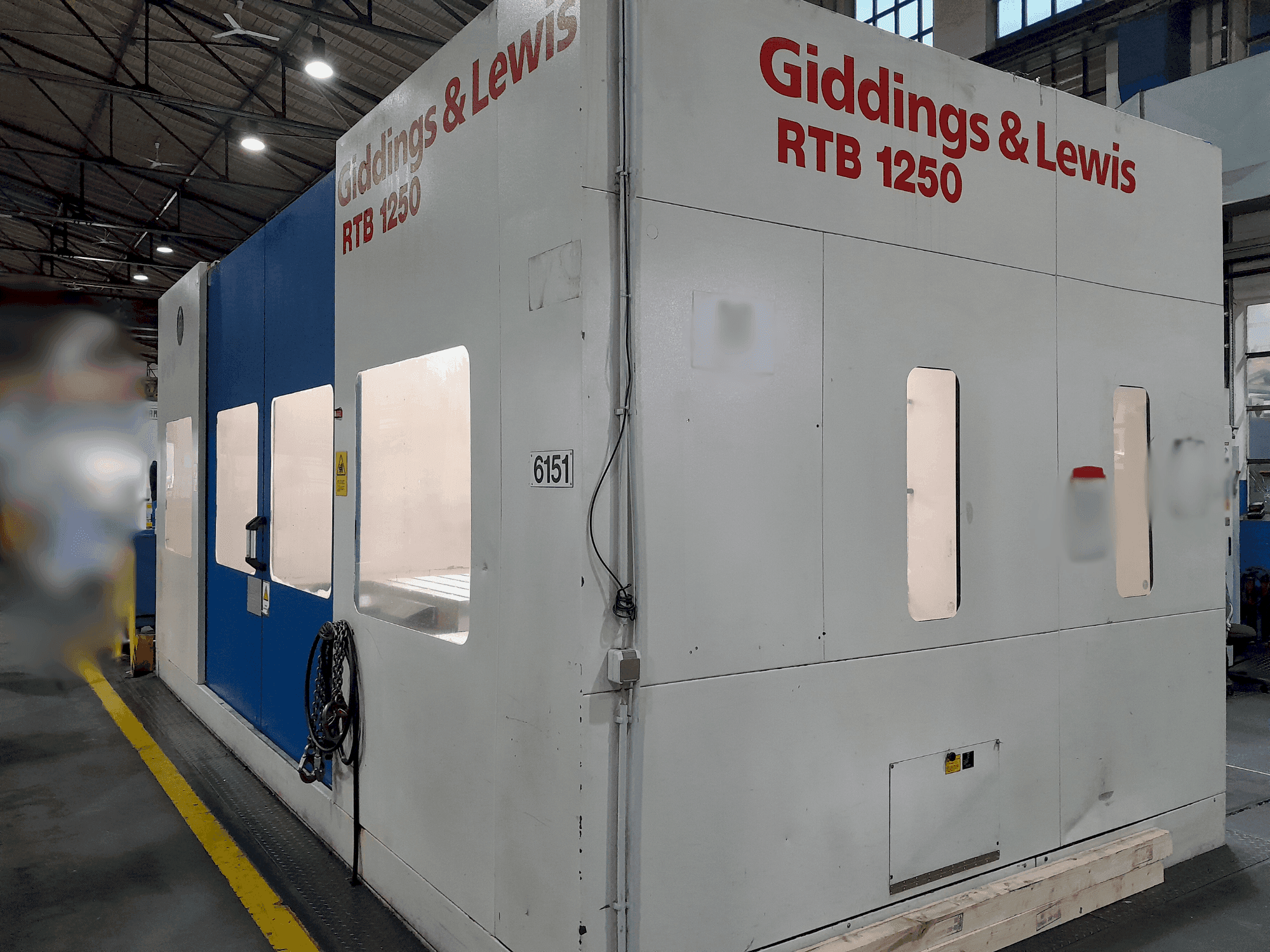 Masina GIDDINGS & LEWIS HMC 410 RTB 1250   eestvaade