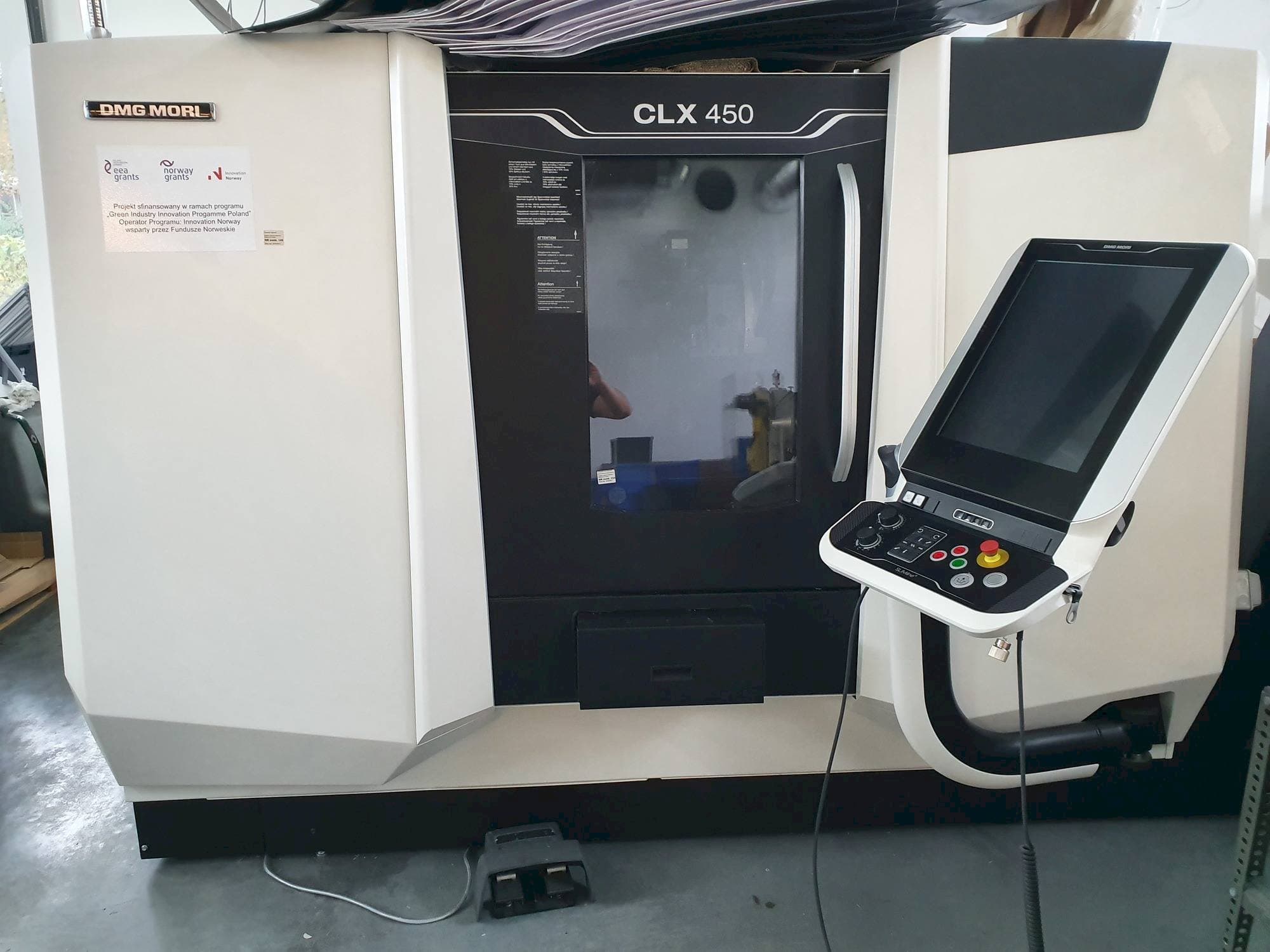 Masina DMG MORI CLX450   eestvaade
