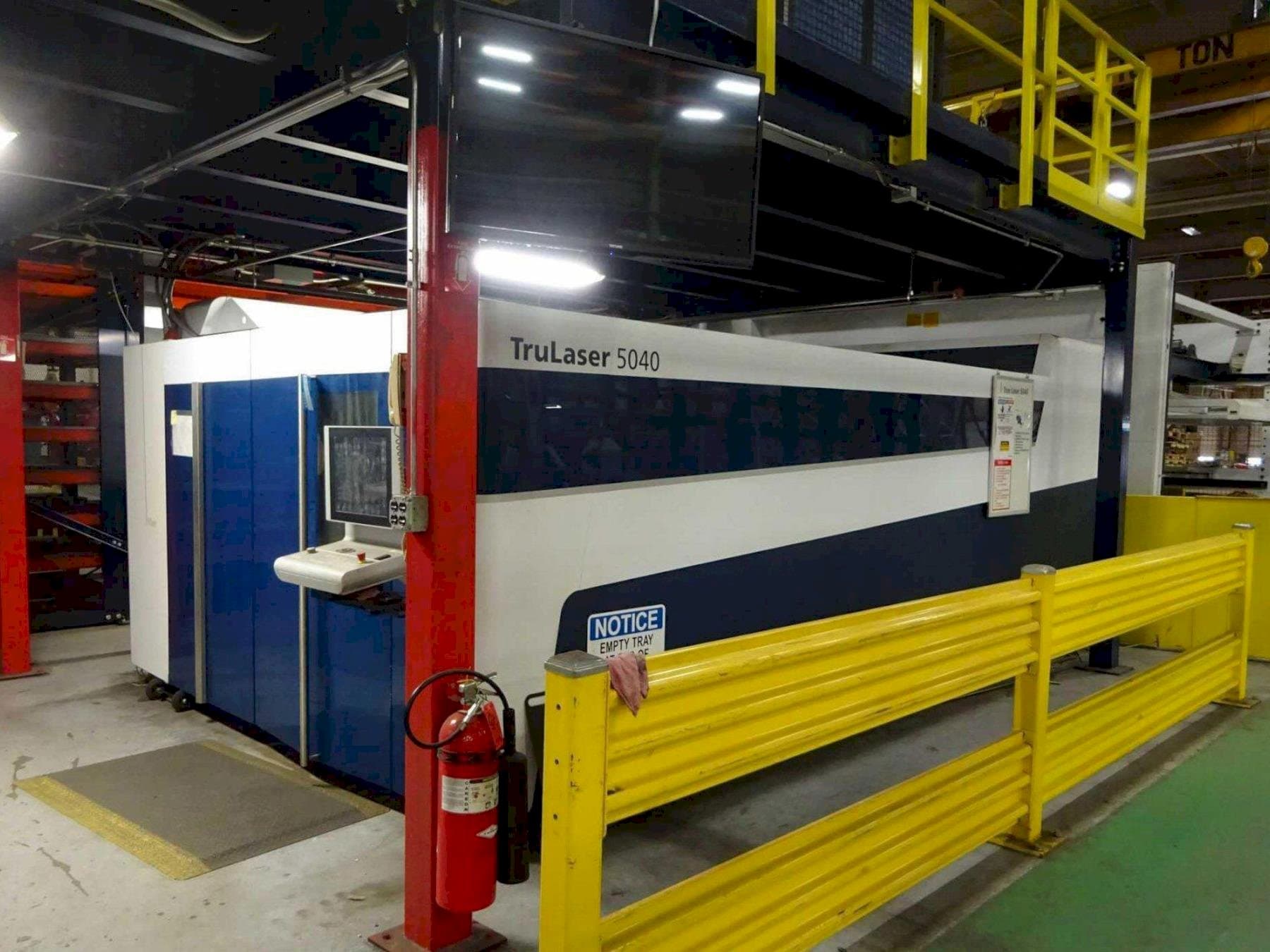 Masina Trumpf TruLaser 5040 Fiber   eestvaade