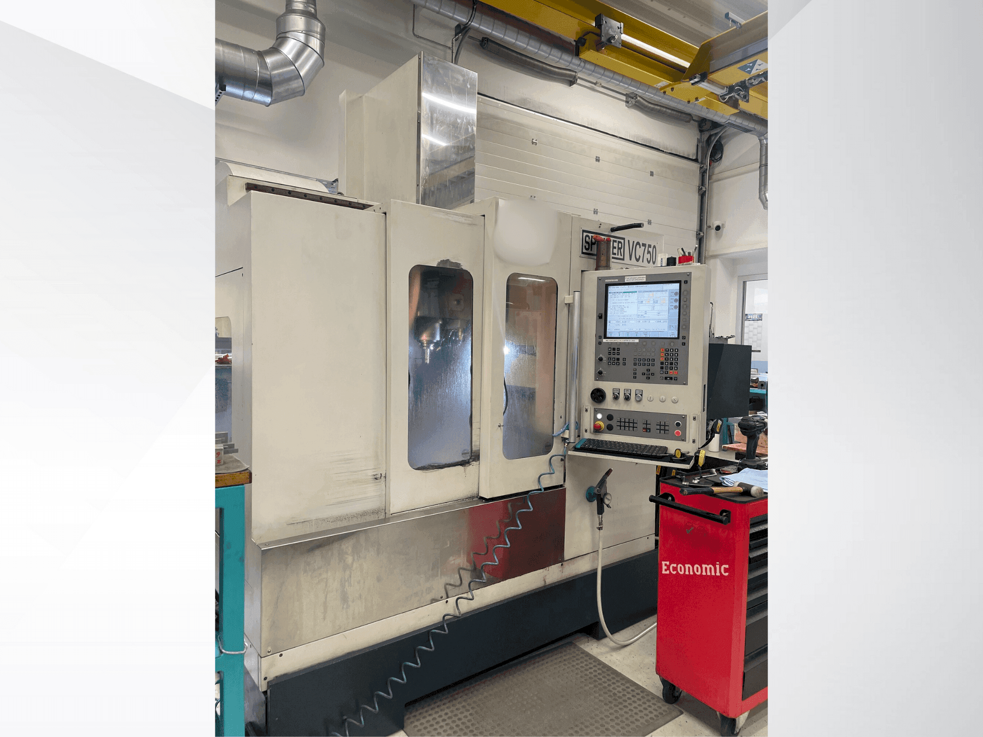 Masina SPINNER VC 750   eestvaade