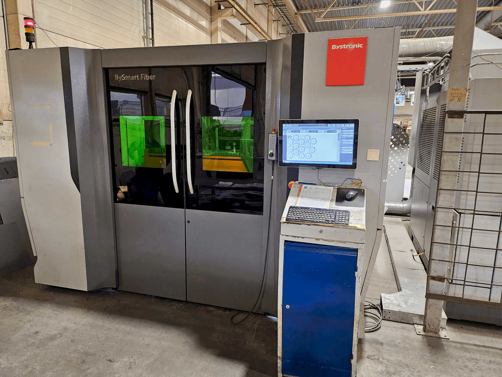 Masina Bystronic BySmart Fiber 3015 6KW   eestvaade