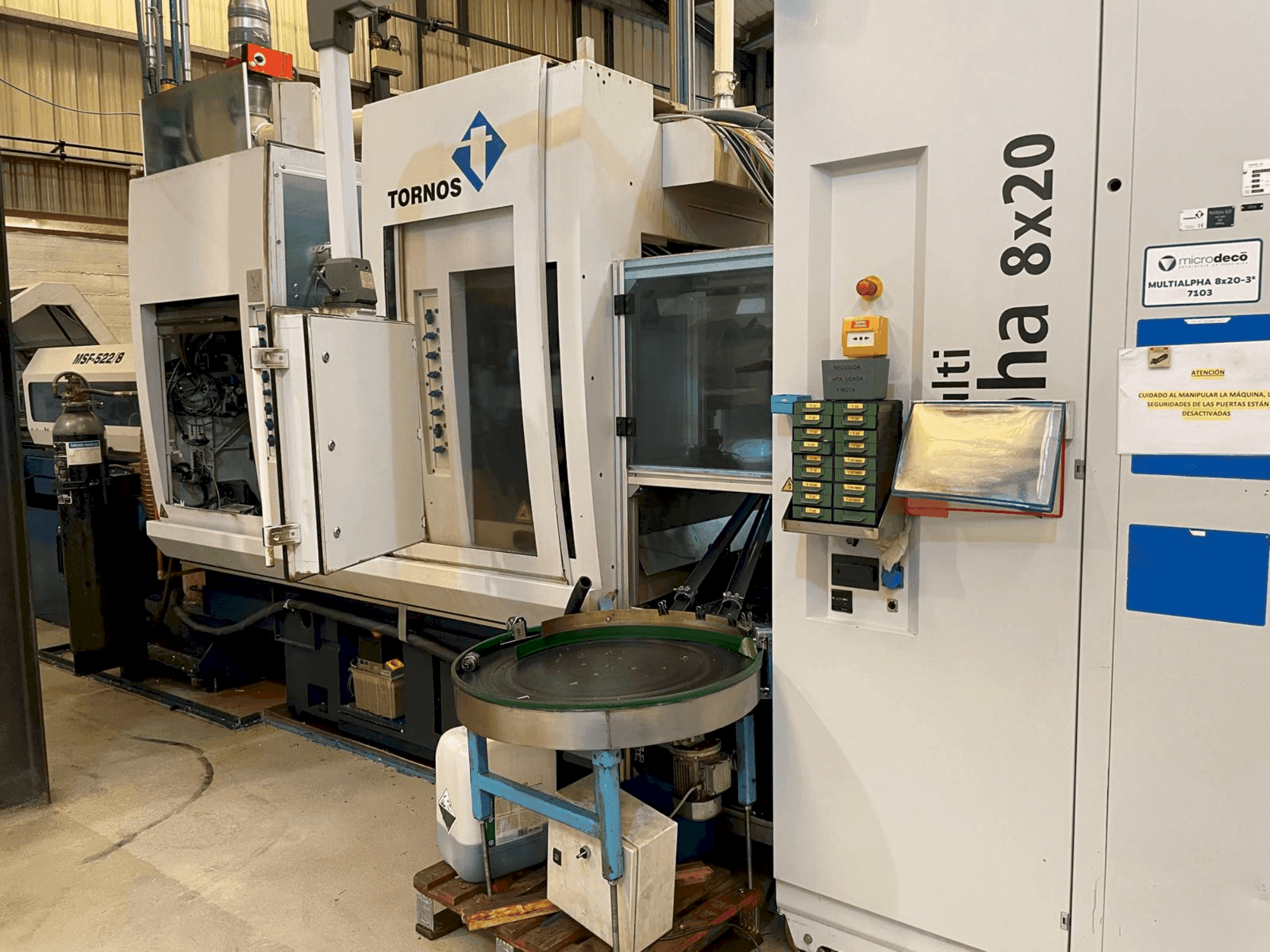 Masina TORNOS MultiAlpha 8x20   eestvaade