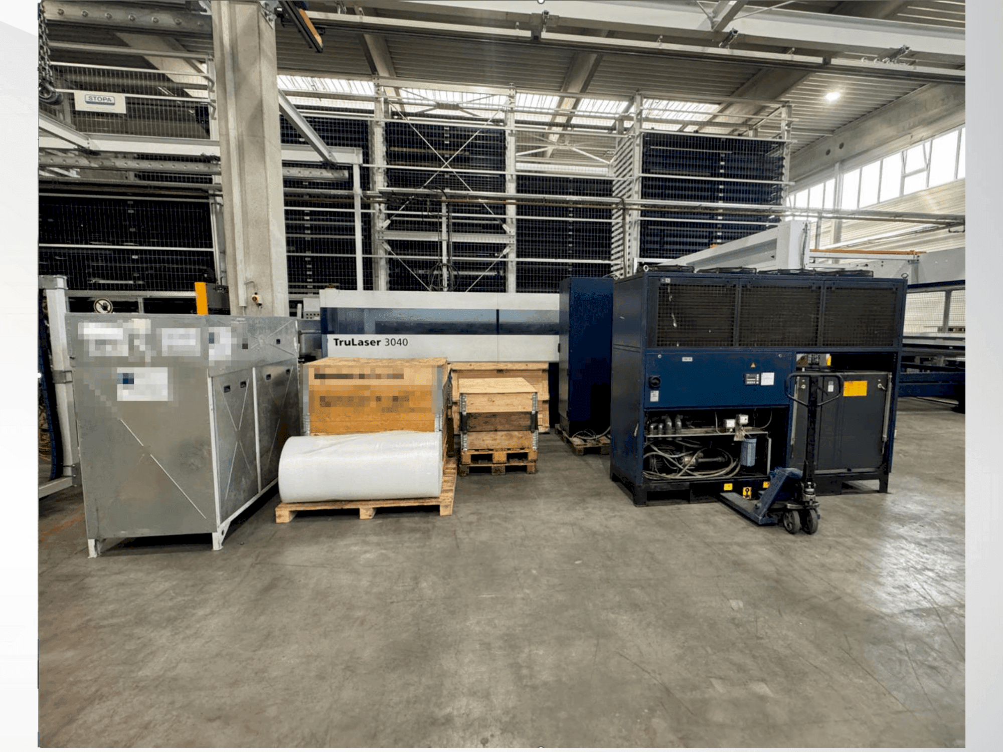 Masina TRUMPF TruLaser 3040   eestvaade