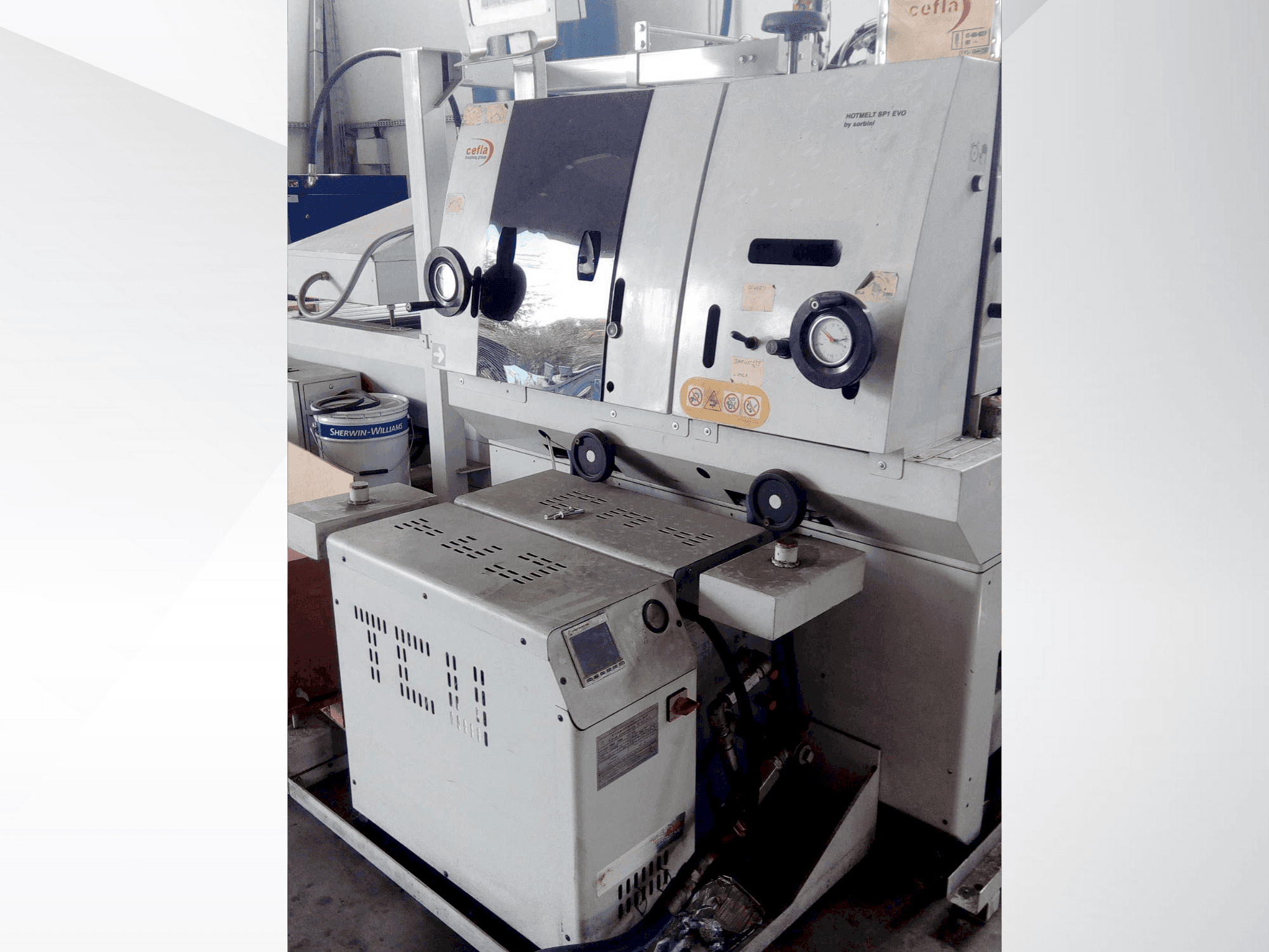 Masina CEFLA Hotmelt SP1-EVO   eestvaade