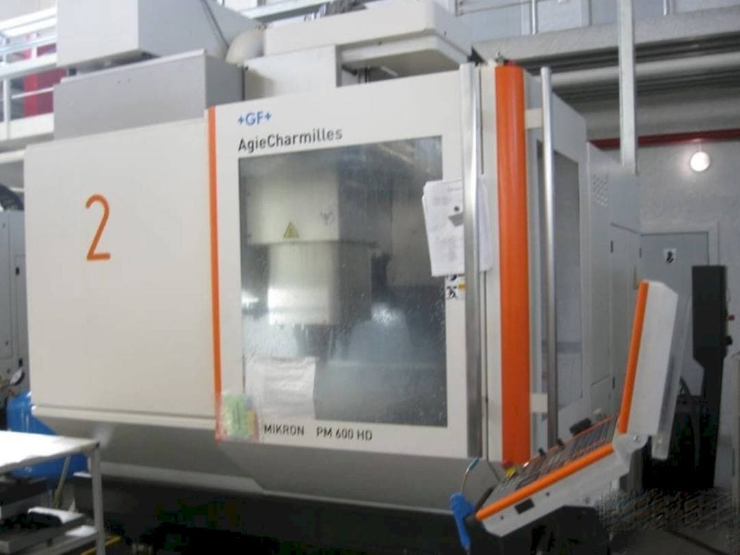 Masina AgieCharmilles Mikron HPM 600 HD   eestvaade