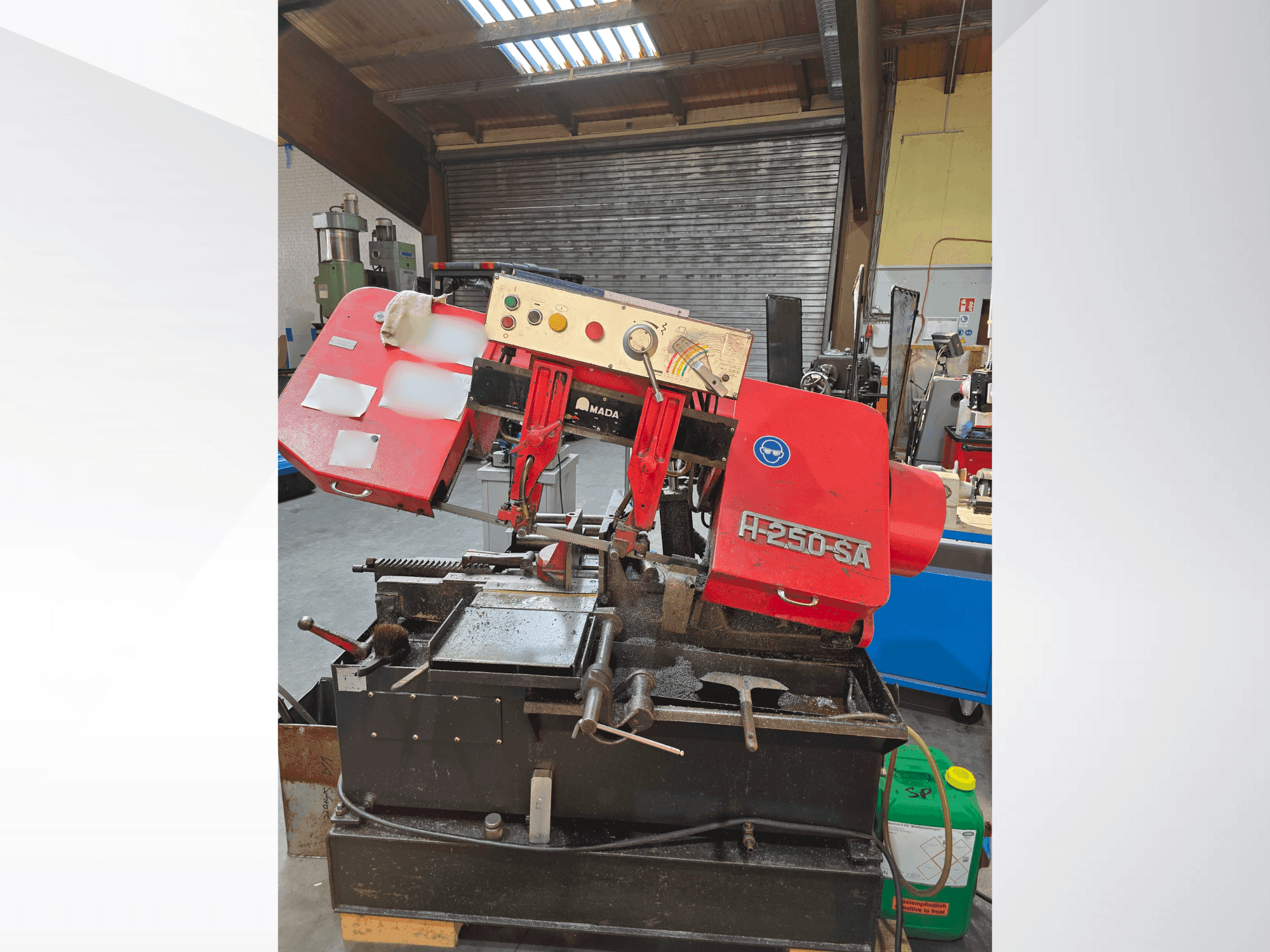 Masina AMADA H-250SA   eestvaade