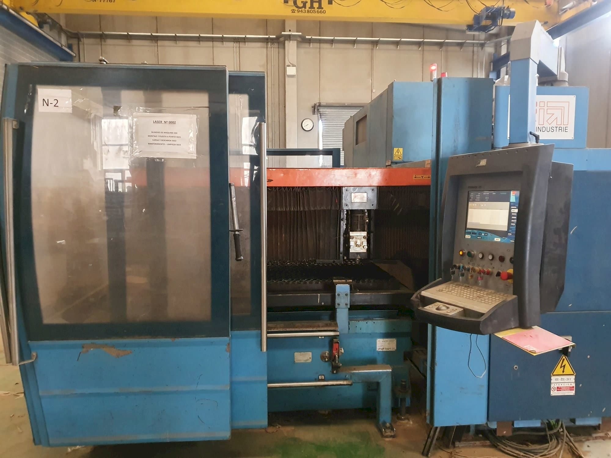 Masina Prima Industrie Platino 1530HS   eestvaade