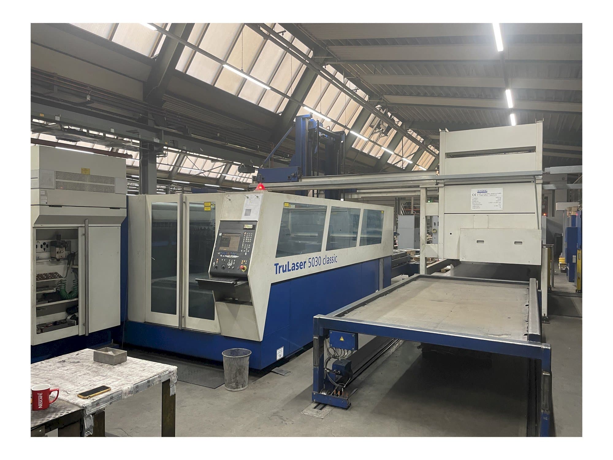 Masinavaade Trumpf L5030 Classic + Pallet Master   paremalt