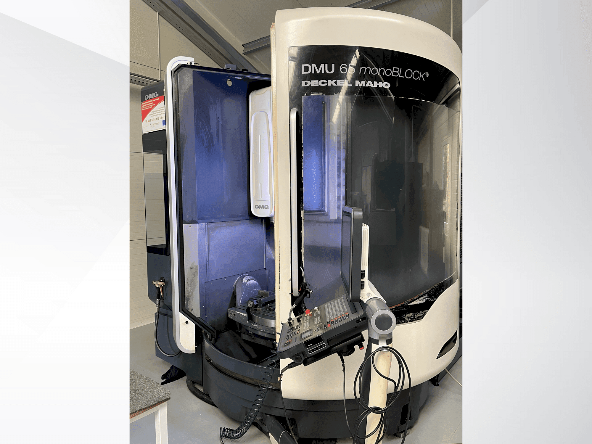 Masina DECKEL MAHO DMU 65 monoBLOCK   eestvaade