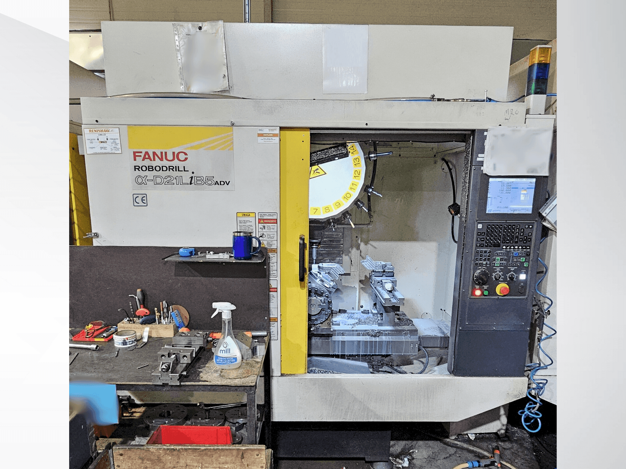 Masina FANUC Robodrill α-D21LiB5ADV   eestvaade