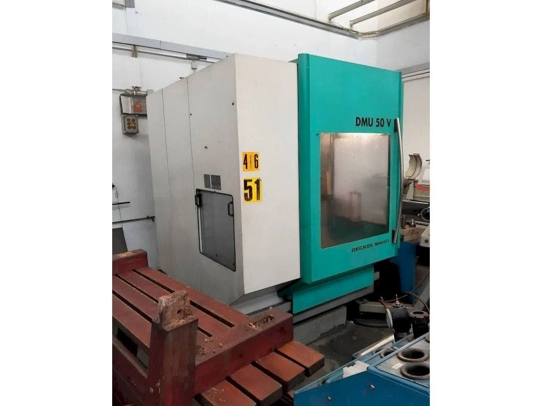 Masina DECKEL MAHO DMU 50 V vasaku külje vaade