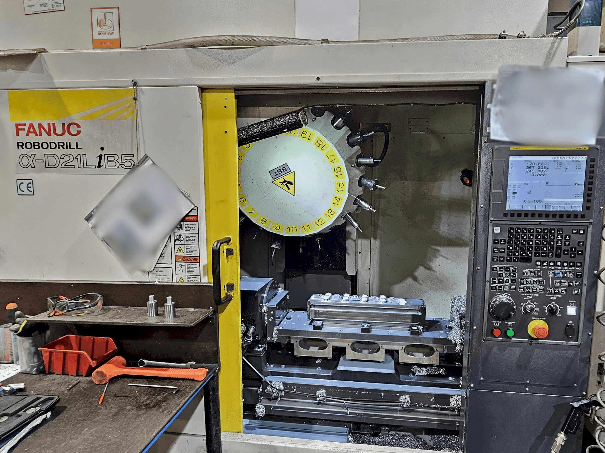 Masina FANUC Robodrill α-D21L iB 5   eestvaade