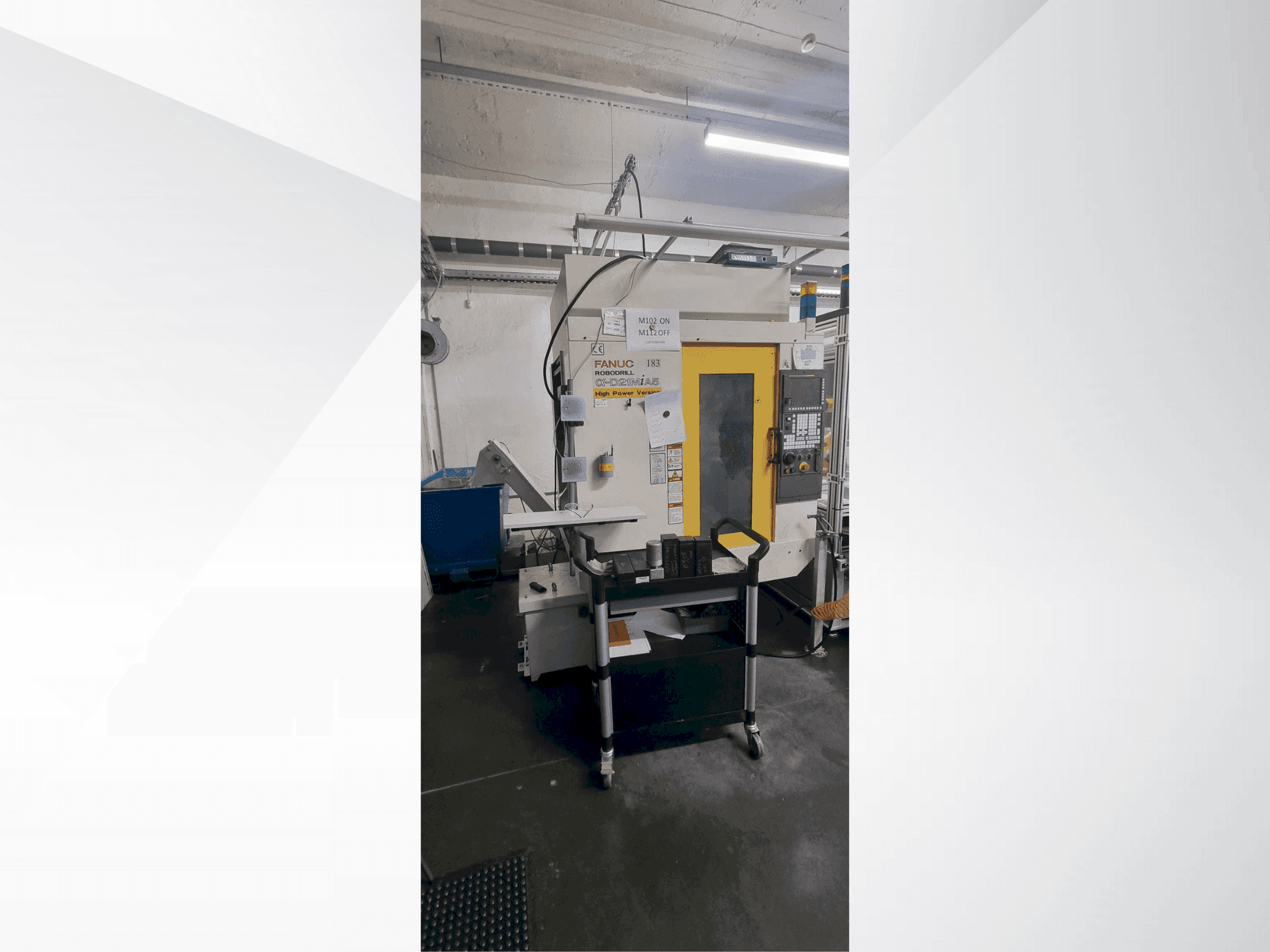 Masina FANUC Robodrill α-D21 MiA5   eestvaade