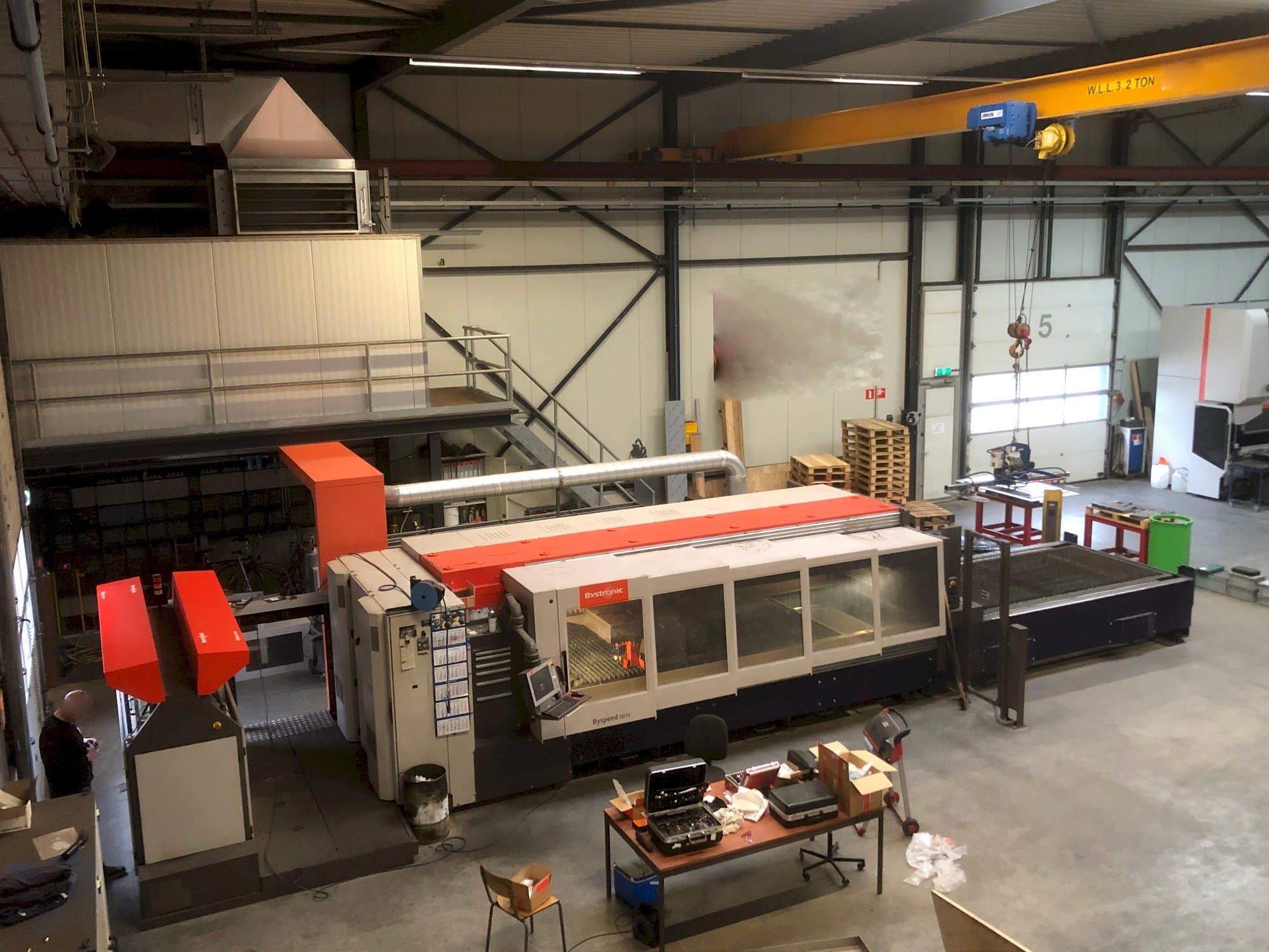 Masina Bystronic Byspeed 3015   eestvaade