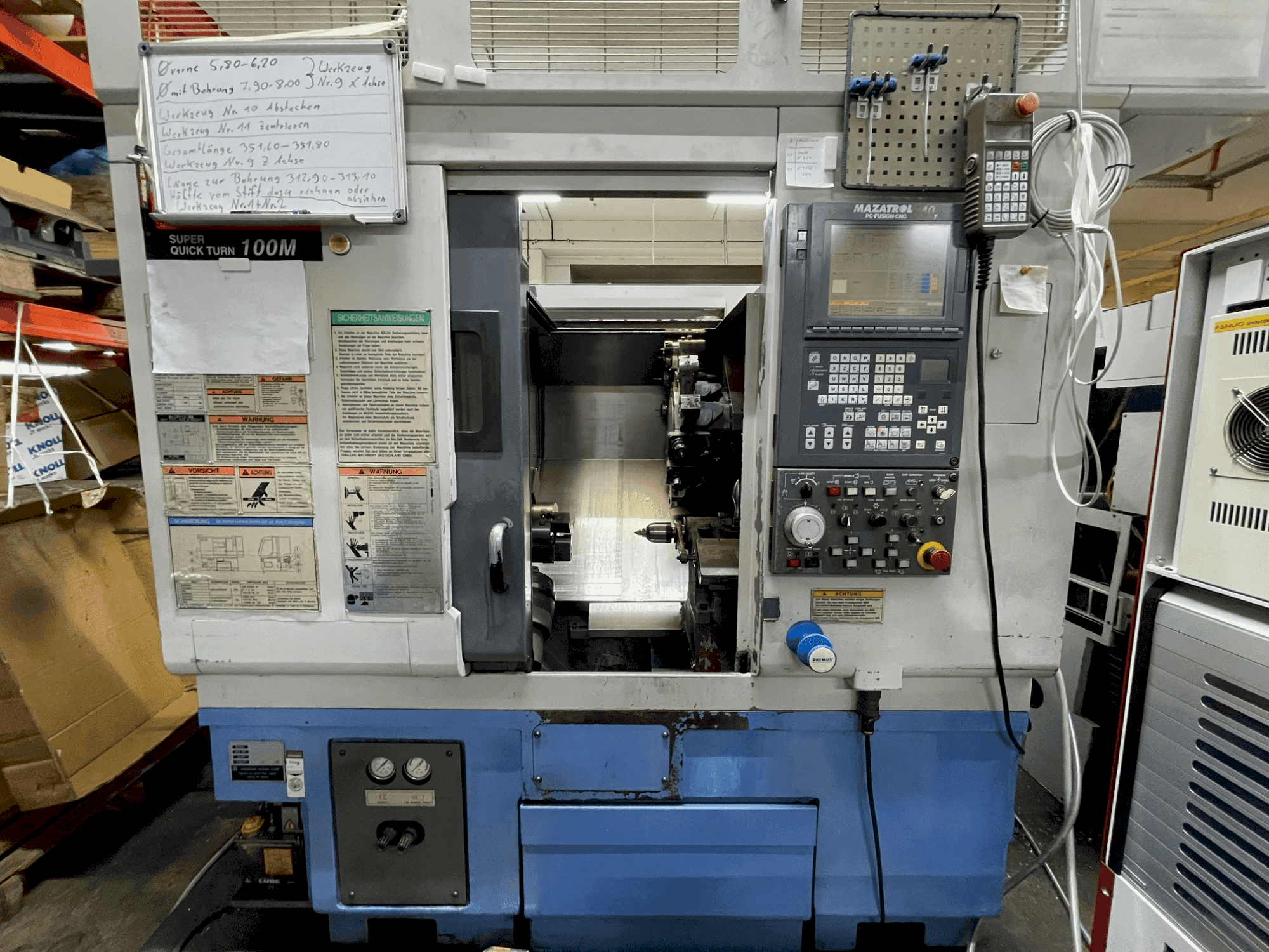 Masina Mazak SQT 100M   eestvaade