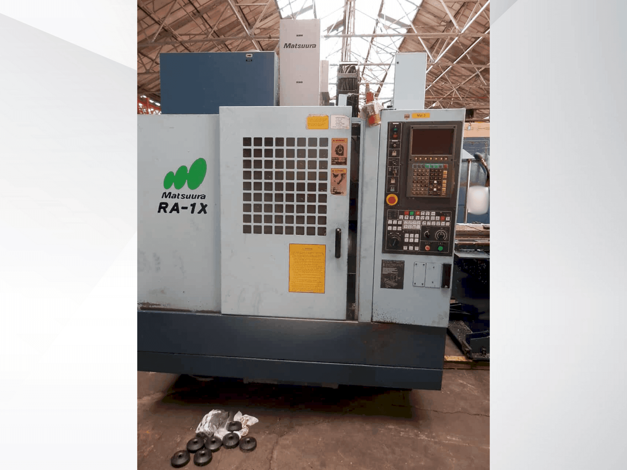 Masina Matsuura RA-1X Twin Pallet   eestvaade