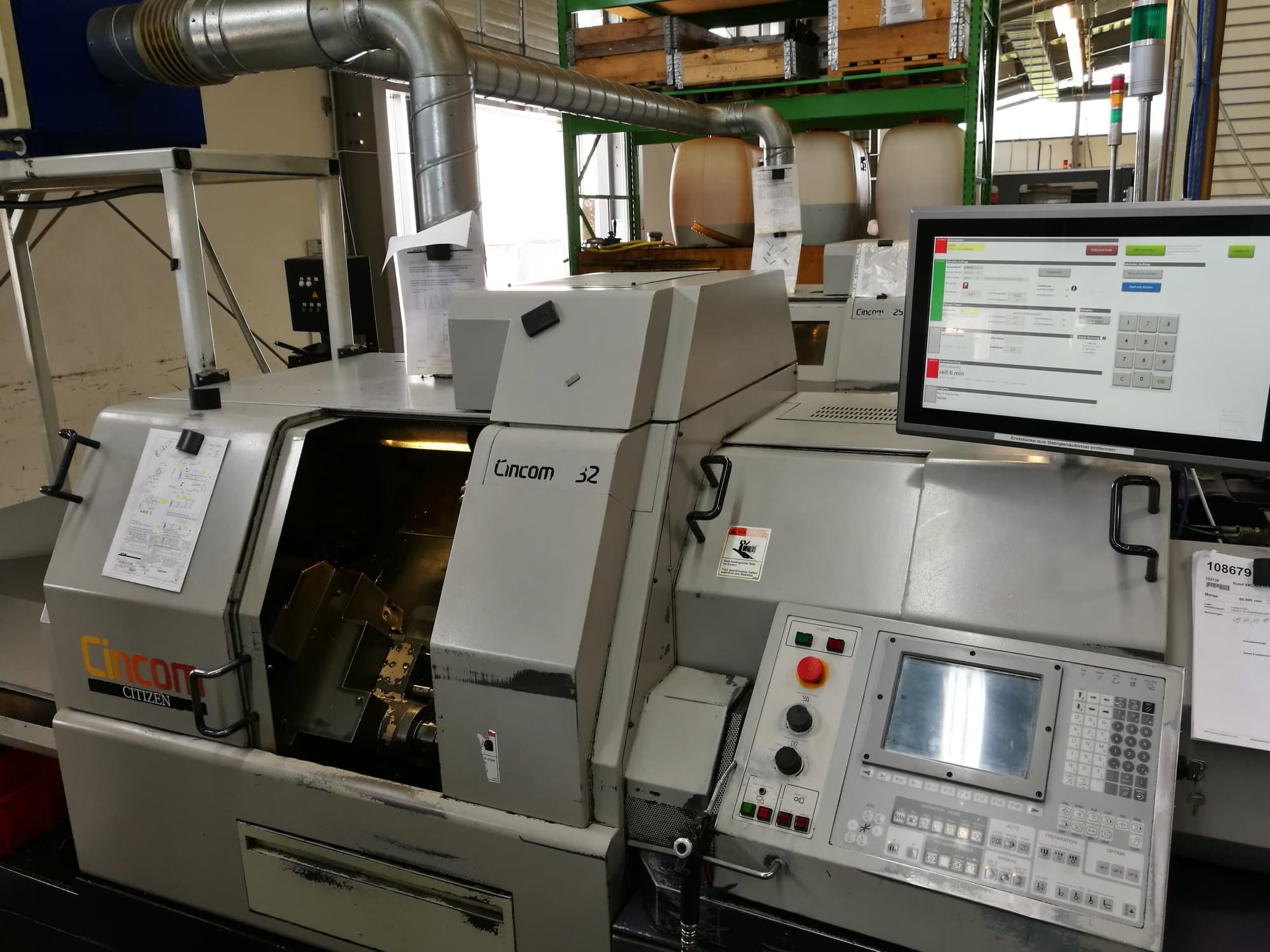 Masina CITIZEN CINCOM L32   eestvaade