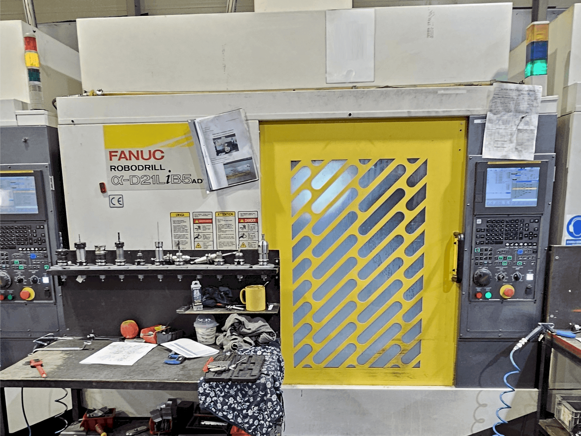 Masina FANUC Robodrill α-D21L iB 5 ADV   eestvaade