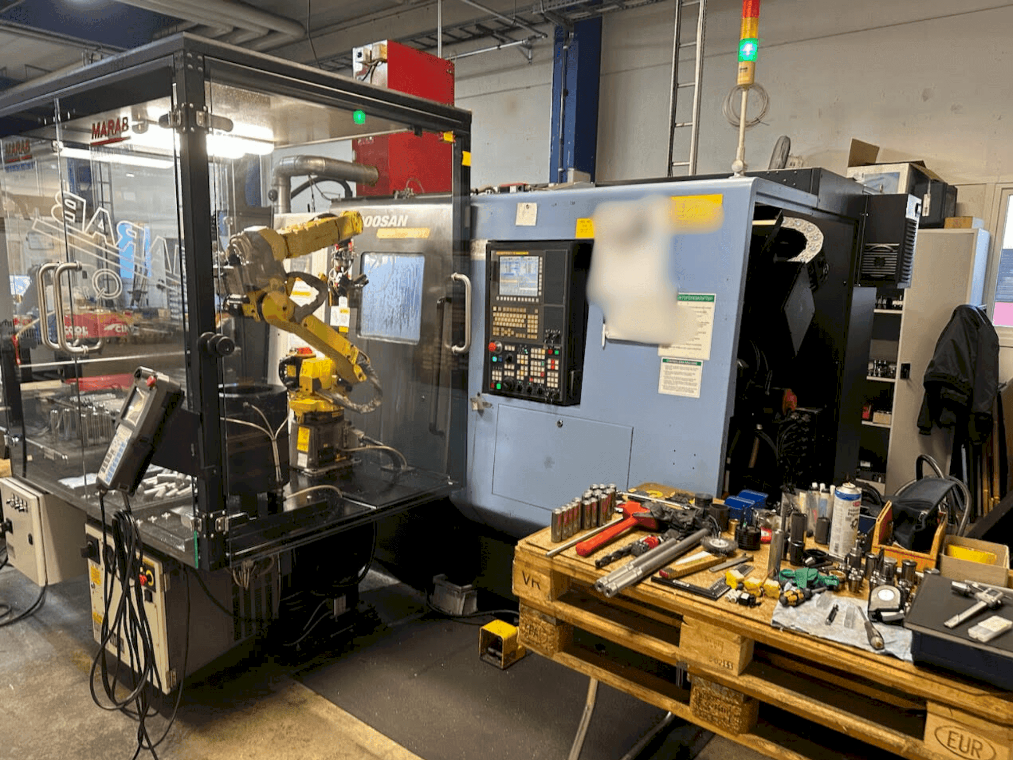 Masina DOOSAN PUMA TT 1800 SY   eestvaade