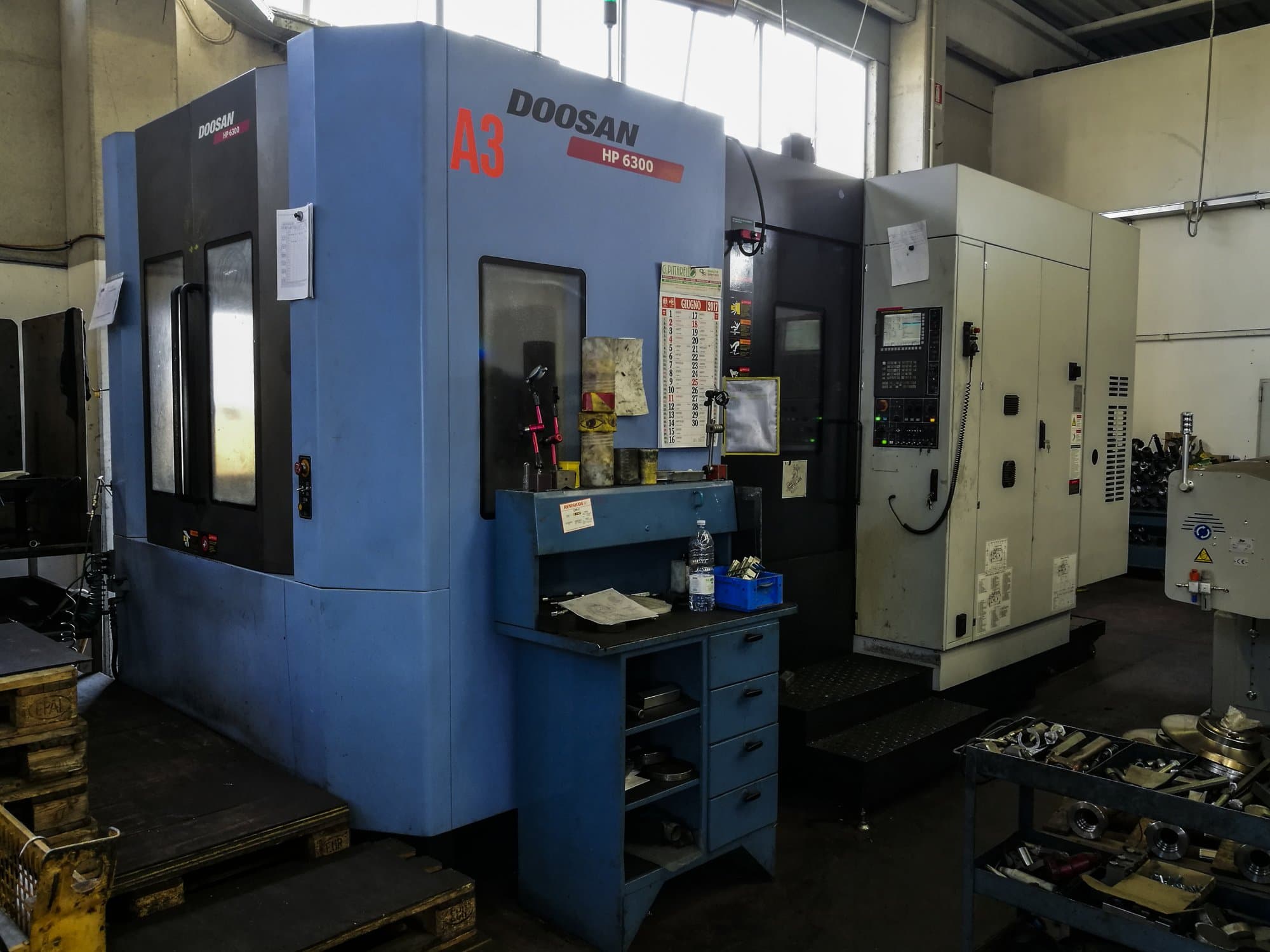 Masinavaade Doosan HP 6300   vasakult