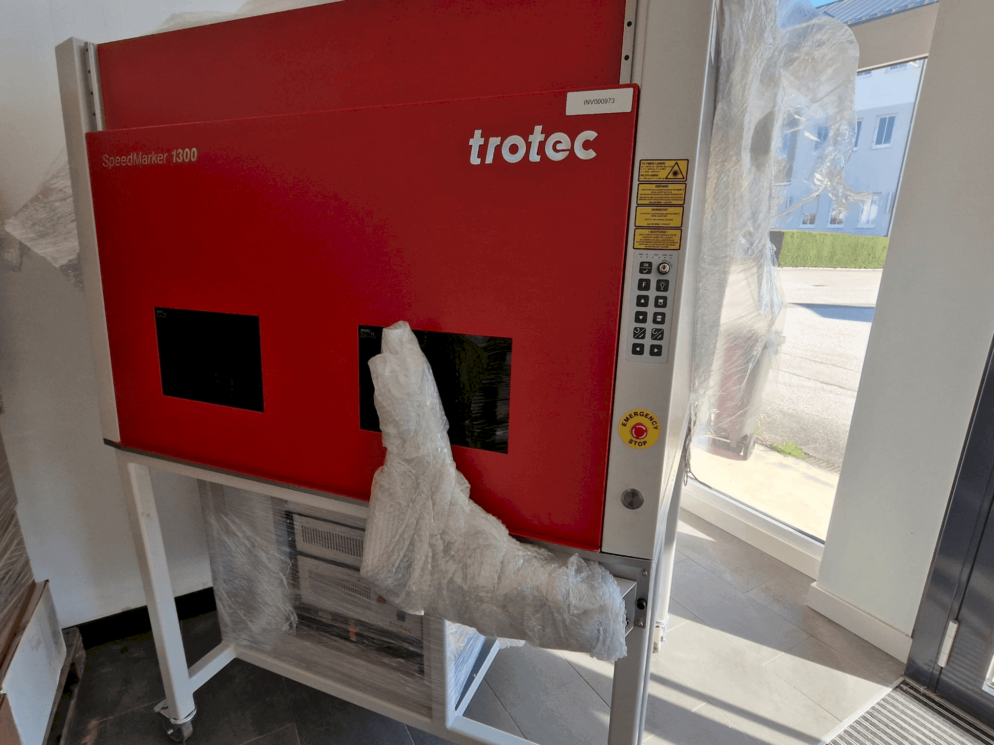 Masina Trotec SpeedMarker 1300 eestvaade