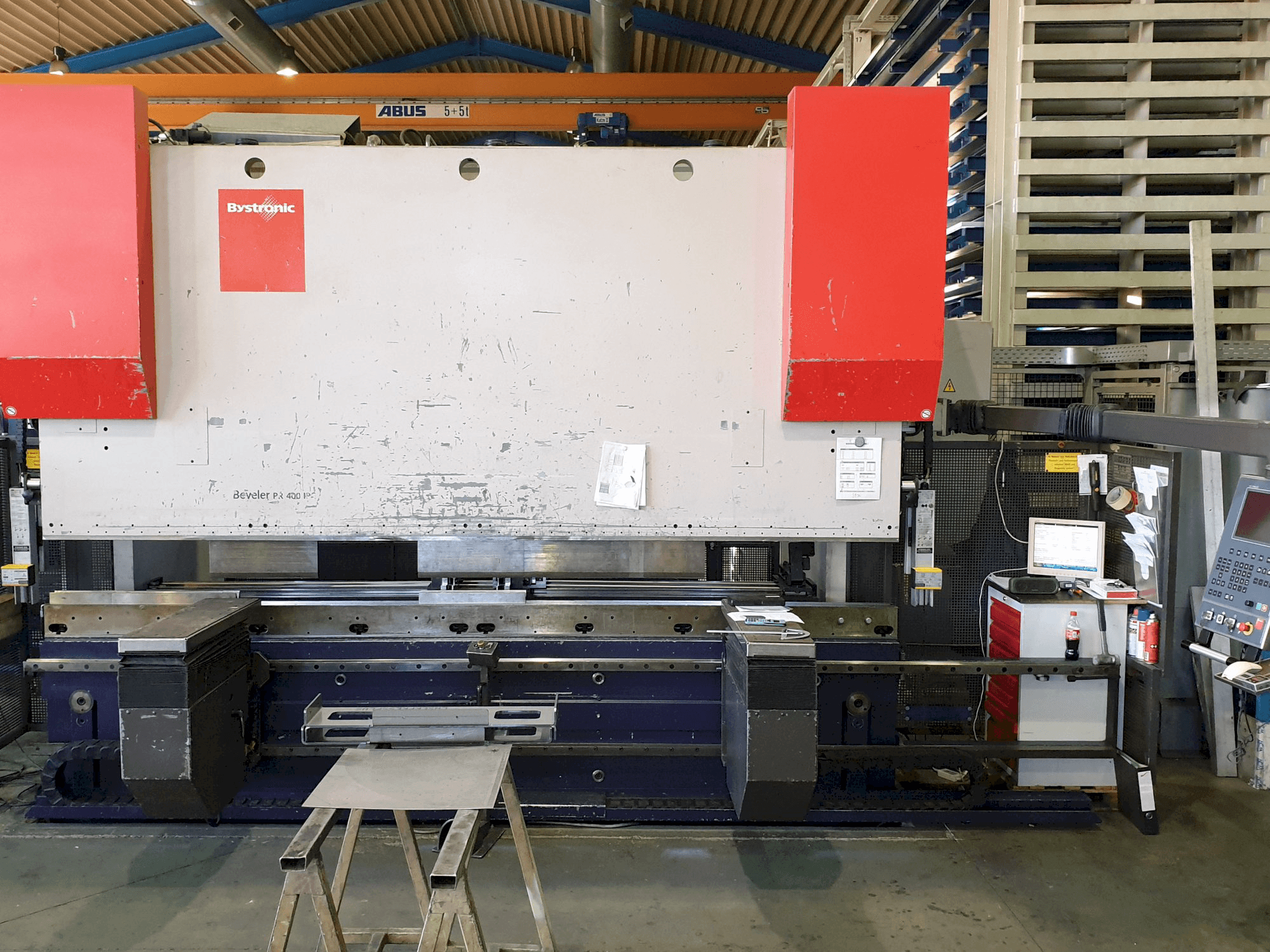 Masina Bystronic Beyeler PR 400 x 4100 eestvaade