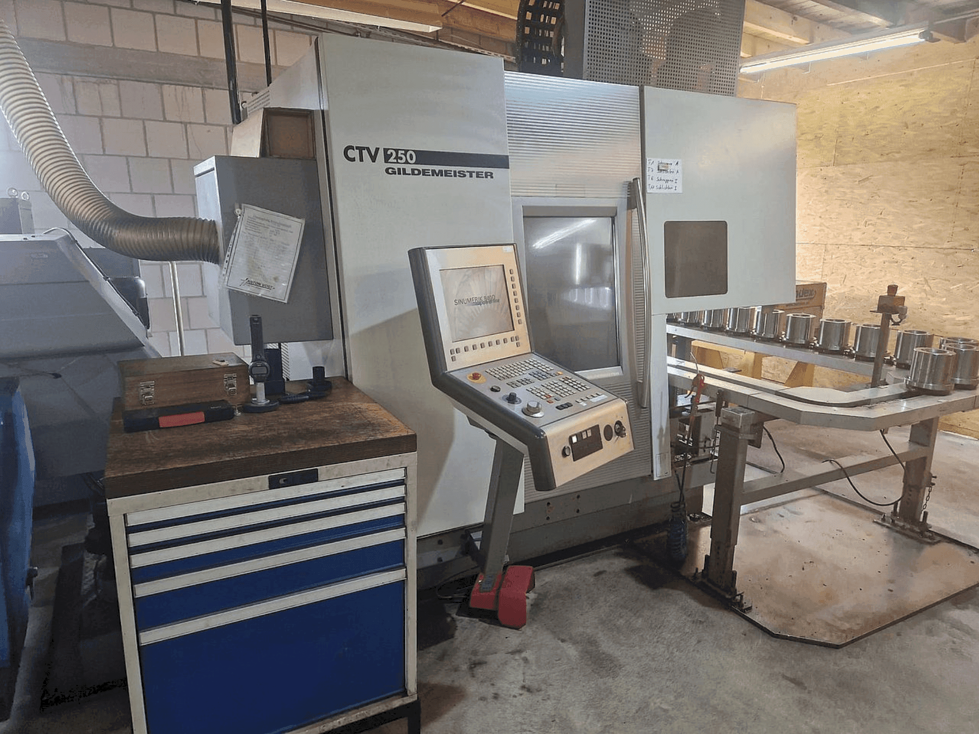 Masina DMG GILDEMEISTER CTV 250 eestvaade