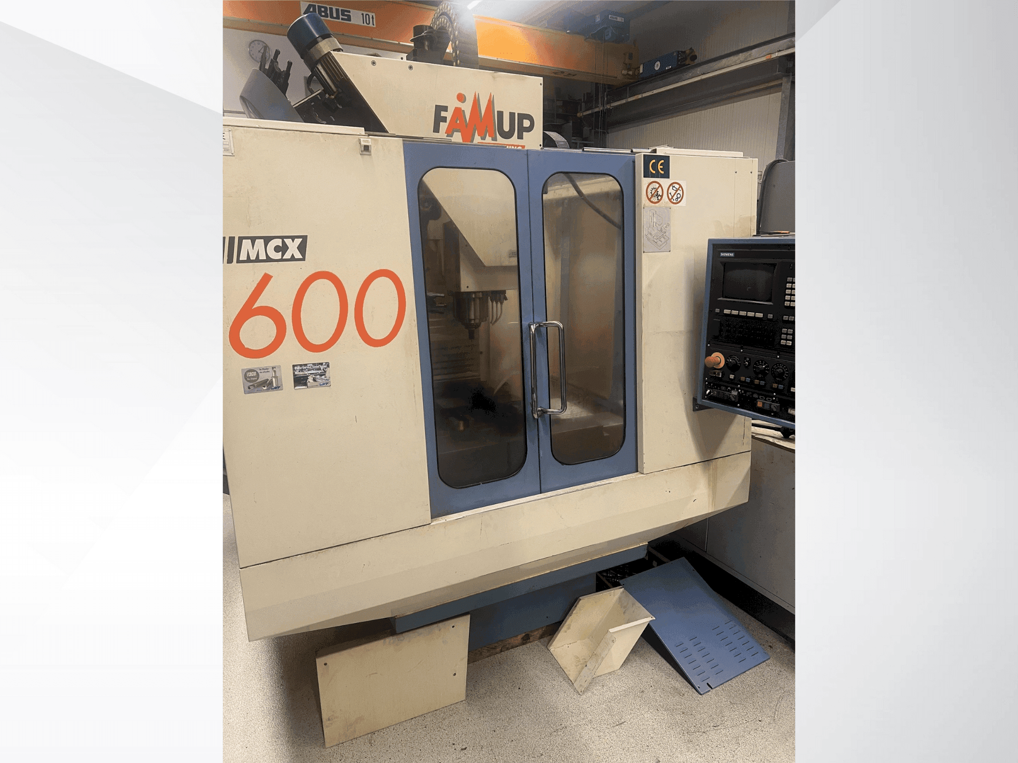 Masina FAMUP MCX 600 eestvaade