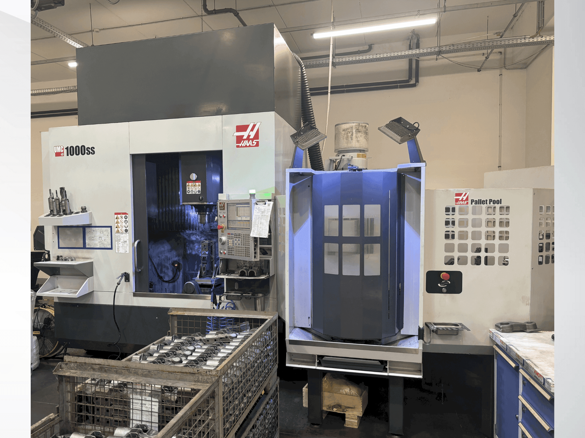 Masina HAAS UMC-1000SS eestvaade