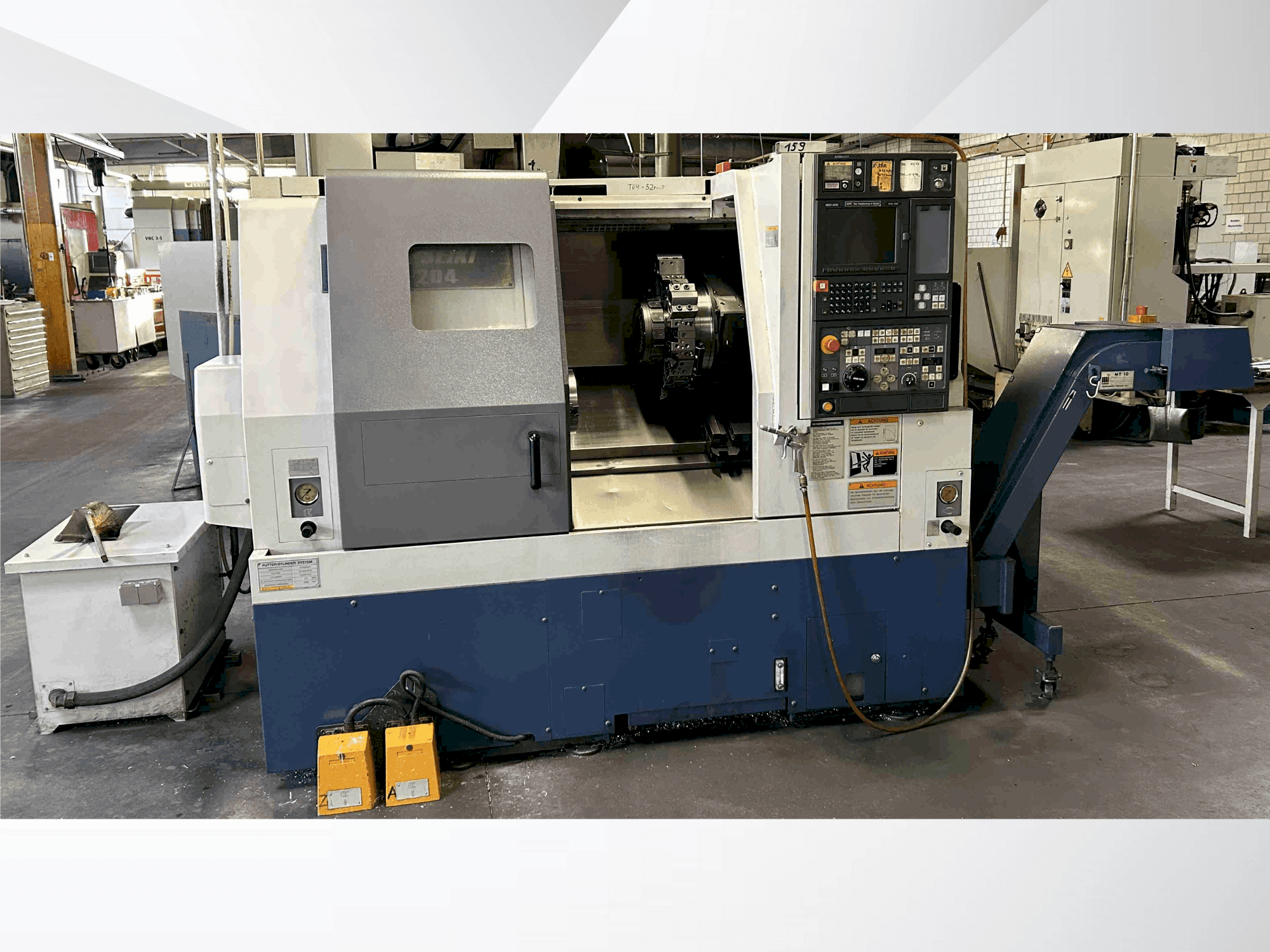 Masina MORI SEIKI SL-204 MC eestvaade