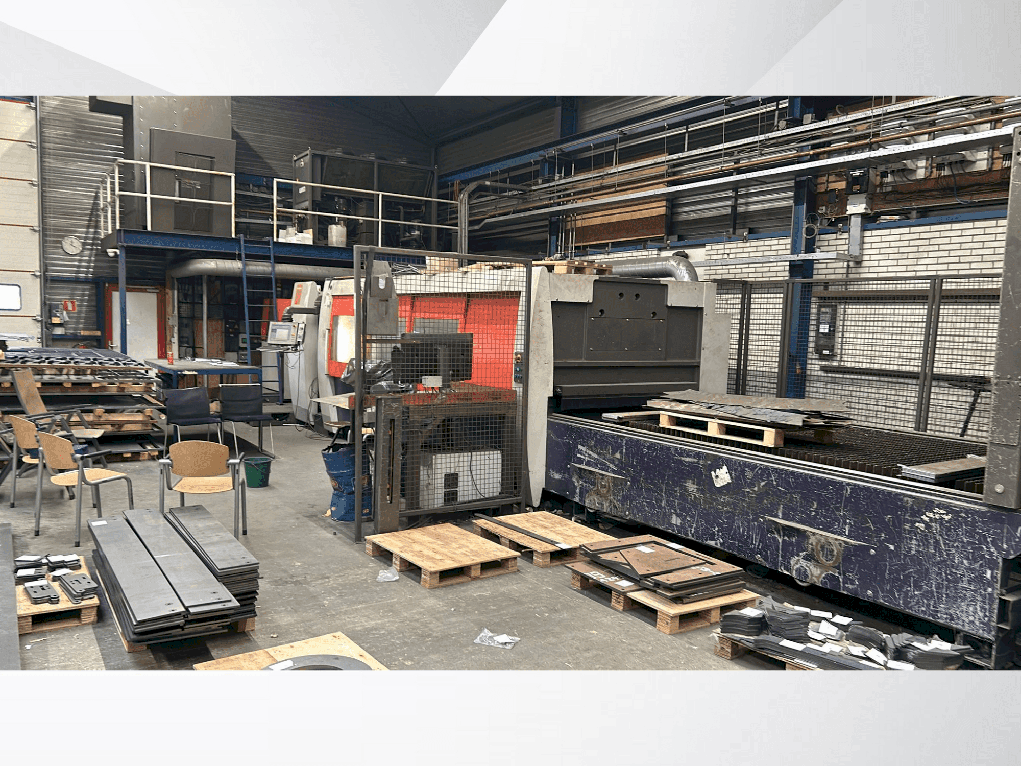 Masina Bystronic BySpeed Pro 3015 + ByTrans Extended 3015 eestvaade
