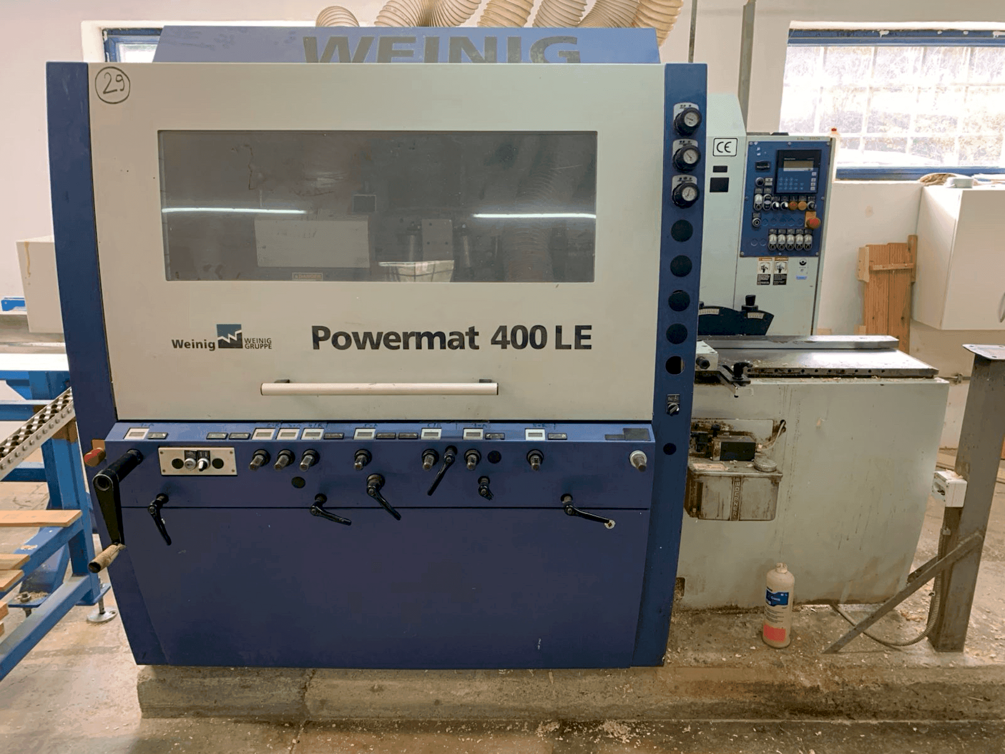 Masina WEINIG / DIMTER POWERMAT 400LE eestvaade