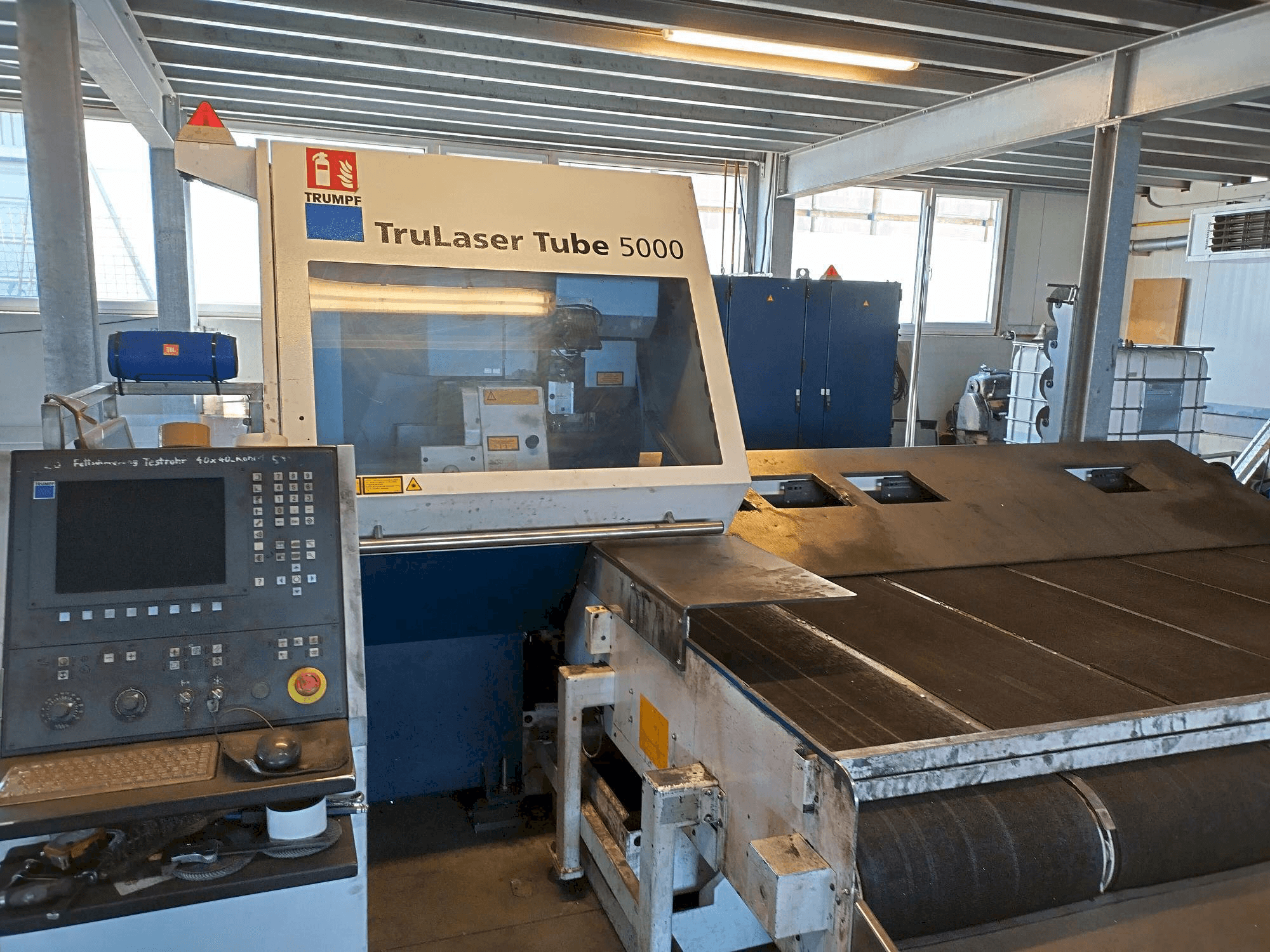 Masina Trumpf TruLaser Tube 5000 eestvaade