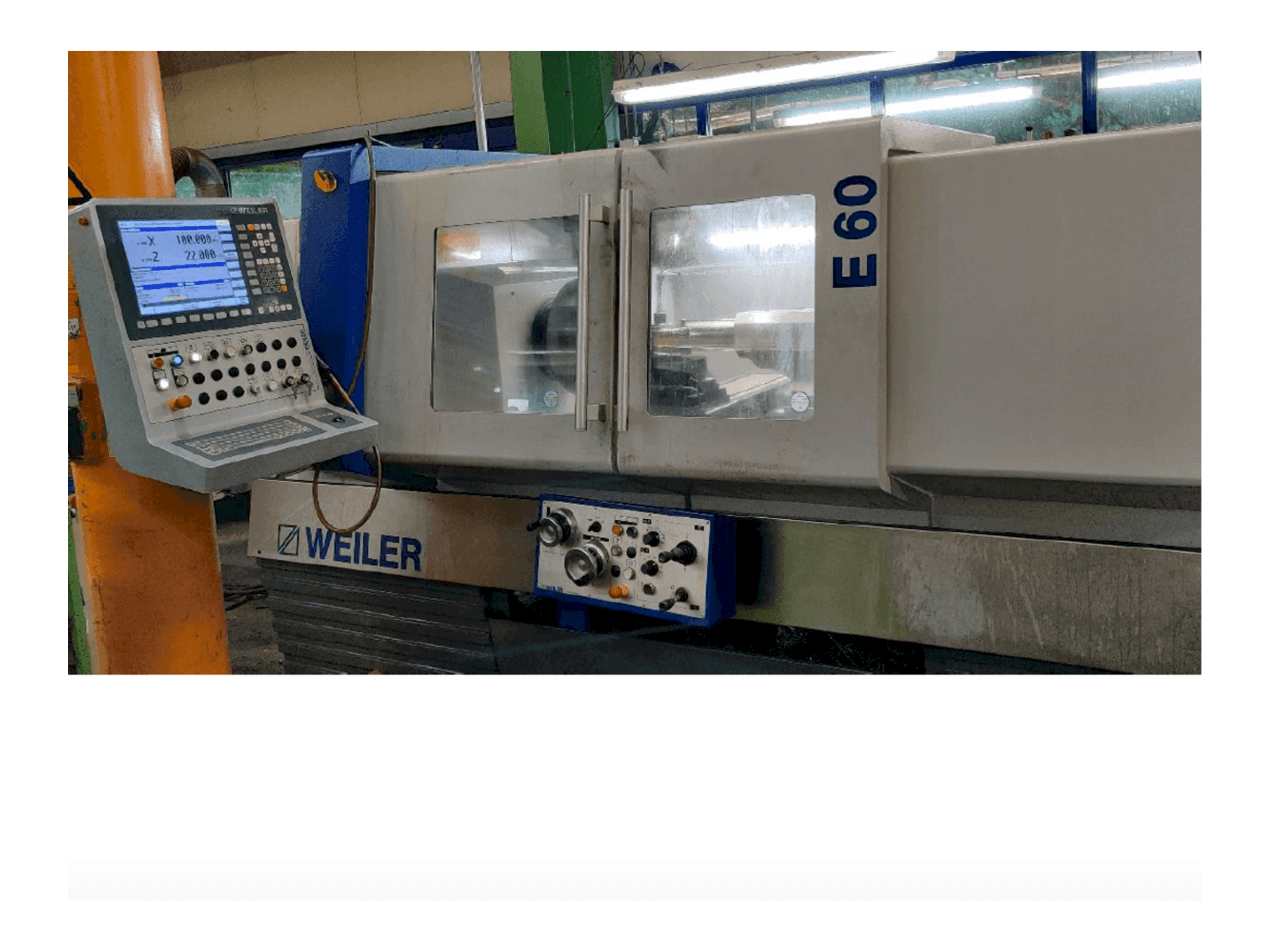 Masina Weiler E60 eestvaade