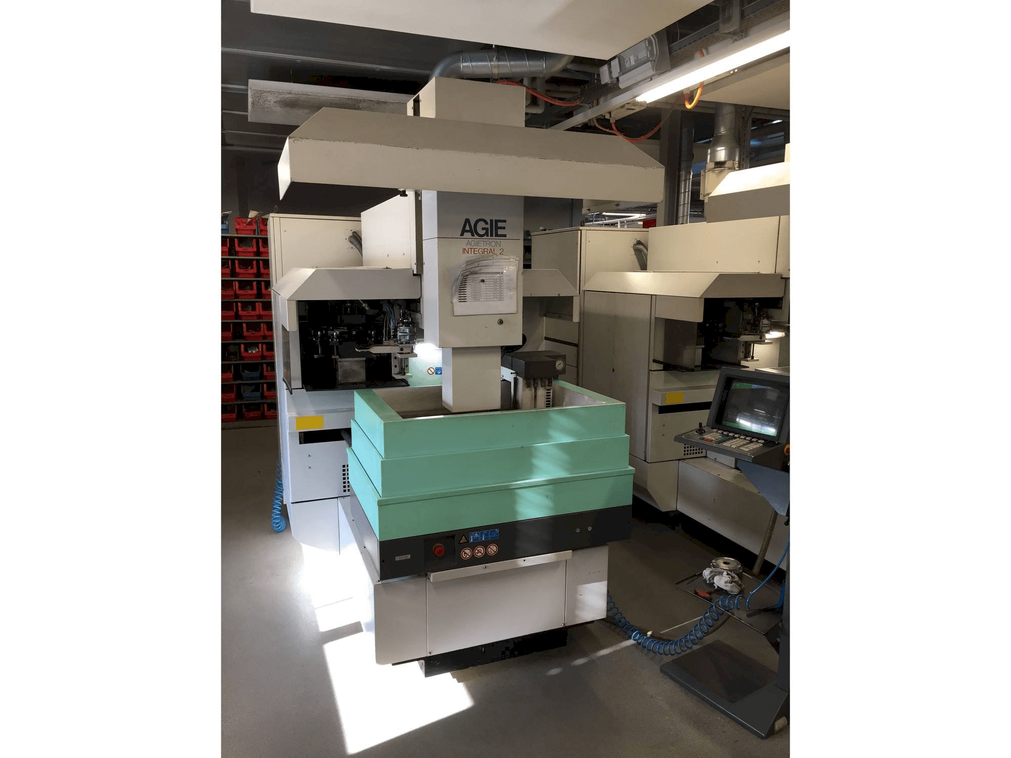 Masina AGIE INTEGRAL 2 eestvaade