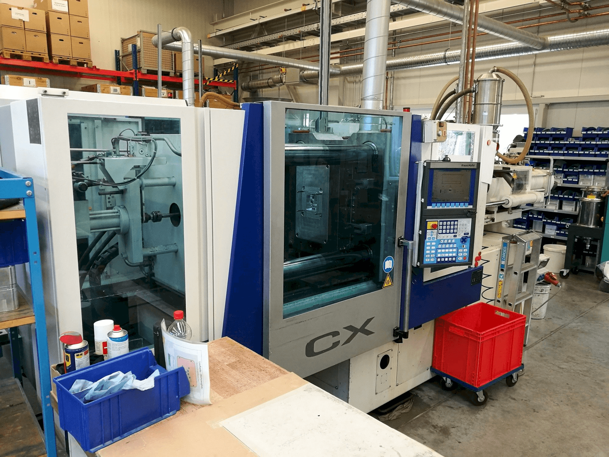 Masina Krauss Maffei 160-1000 CX eestvaade