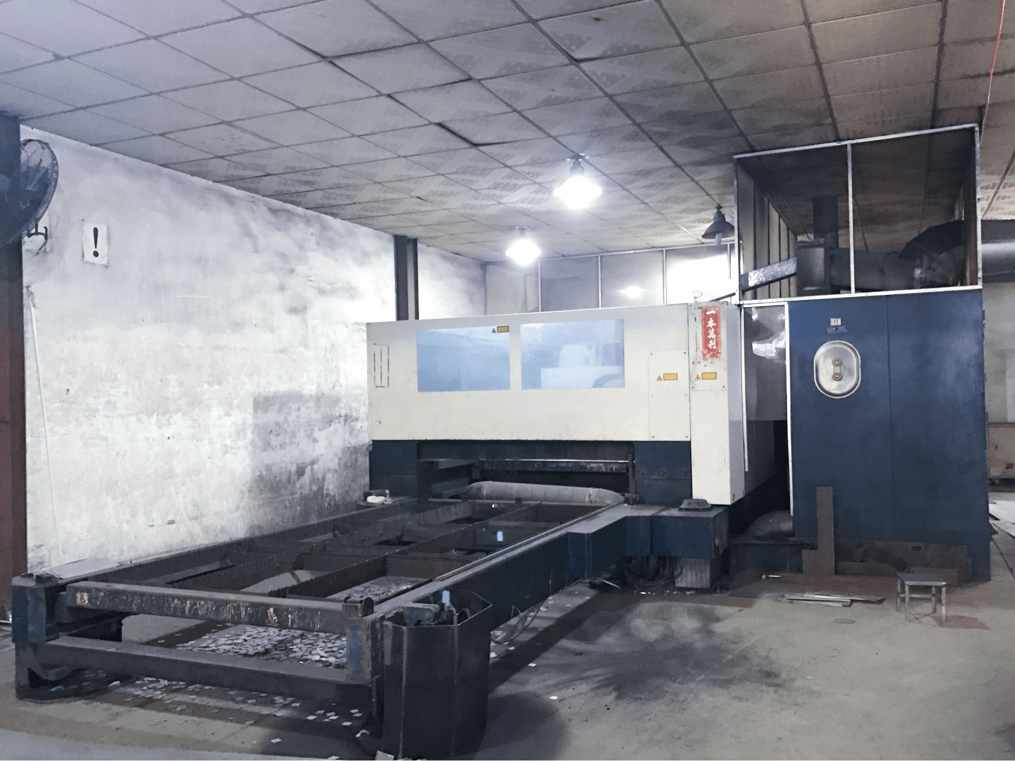 Masinavaade Trumpf TruLaser 3030 paremalt