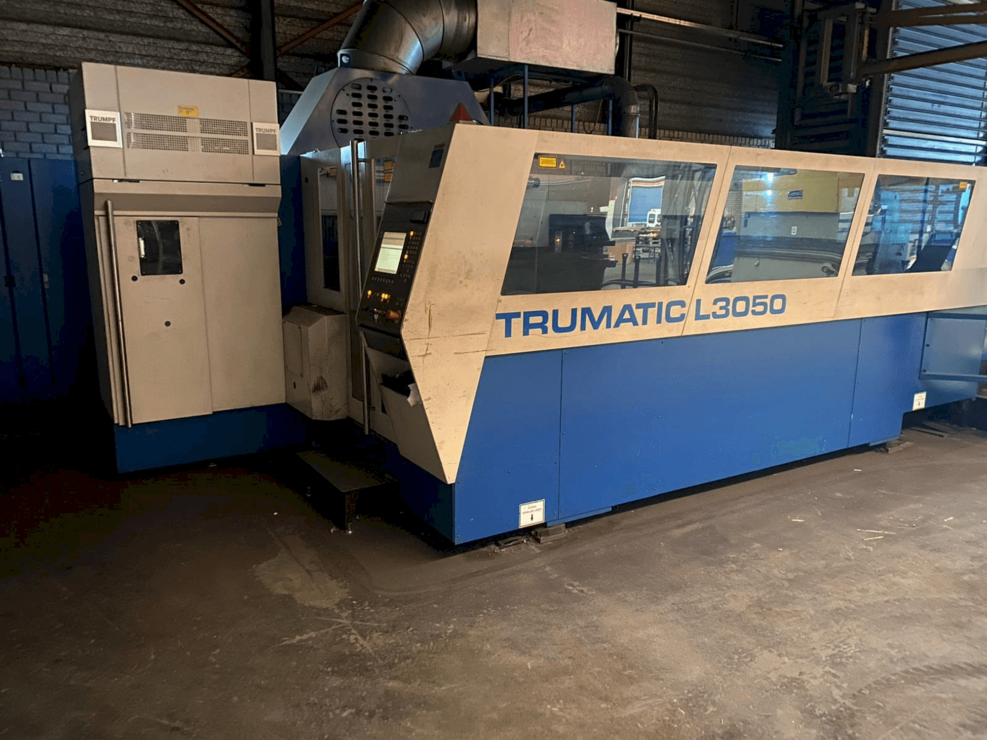 Masina Trumpf Trumatic L3050 eestvaade