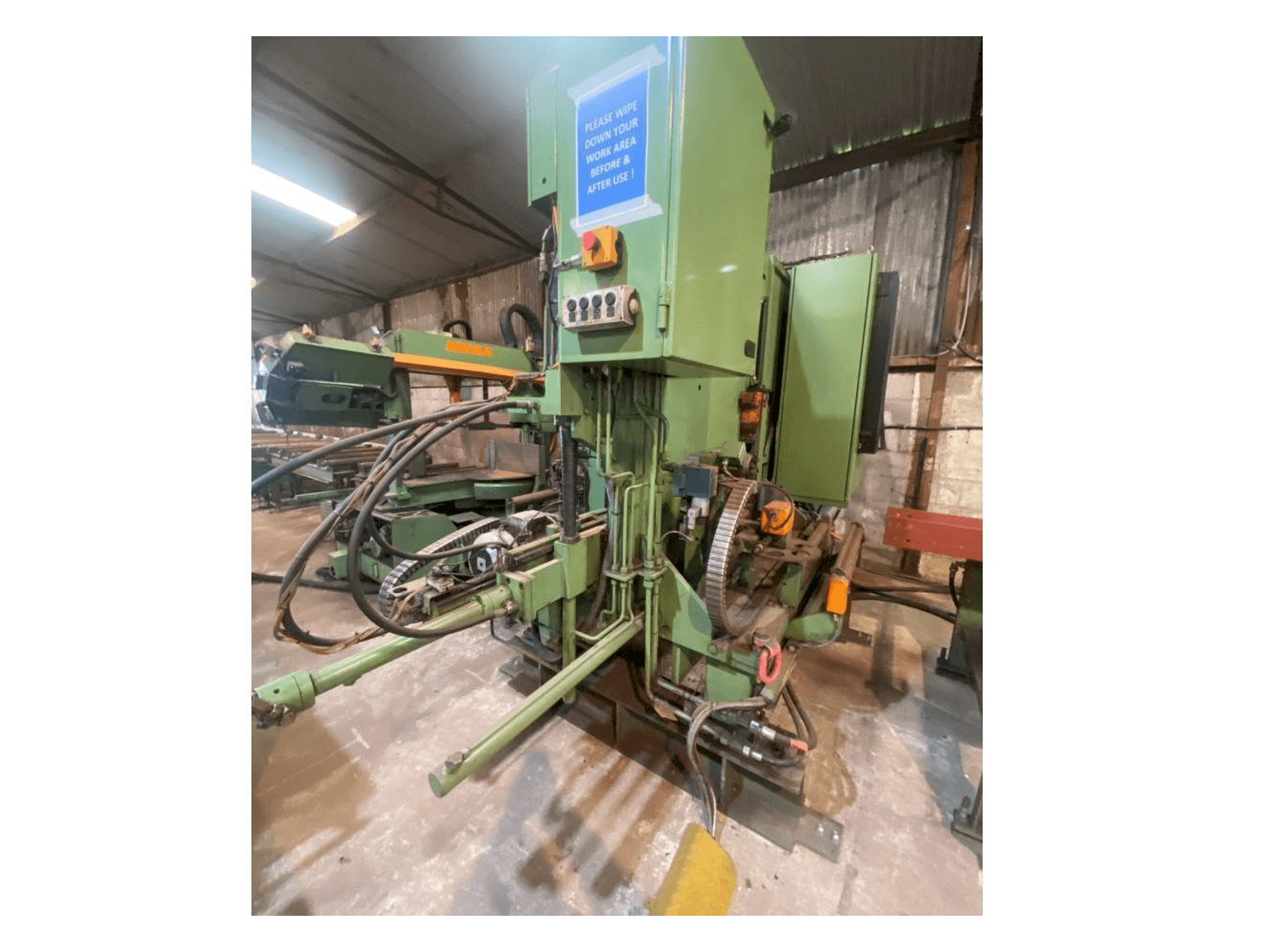 Masina Peddinghaus BDL760/3 with Meba 400DG-700 eestvaade