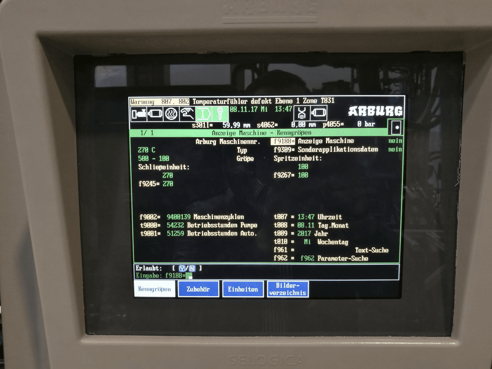 Masina Arburg 270C 500-100   juhtseade